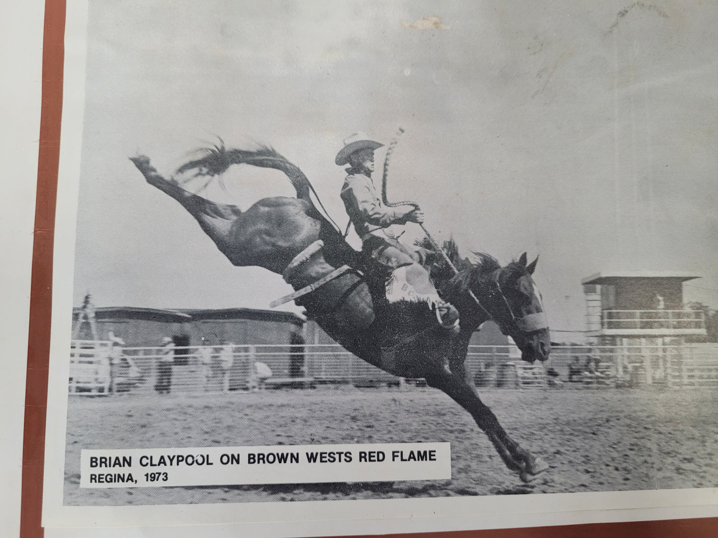 1975 Claypool’s Saddlery Brian Claypool Rodeo Advertising Calendar – Saskatoon