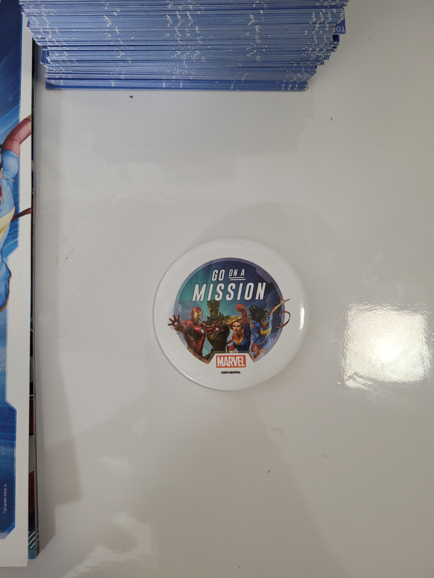 2024 Marvel "Go on a Mission in the Loblaw Universe" Collection – 135 Unopened Card Packs (540 Cards) + Album + Promotional Display Set