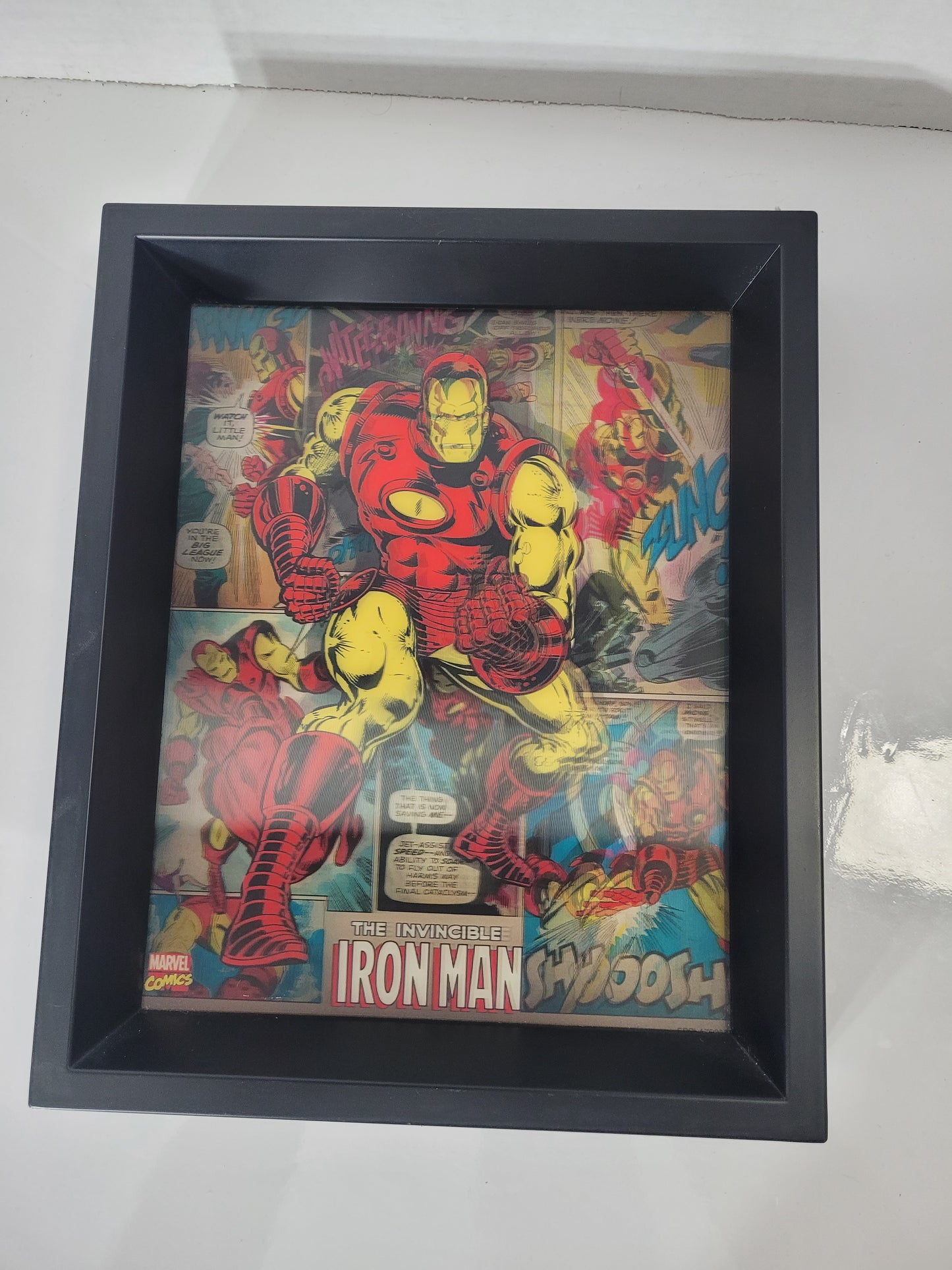 Marvel Iron Man Framed Comic Art Print – Official Marvel/Pyramid America – 9.25" x 11.25"