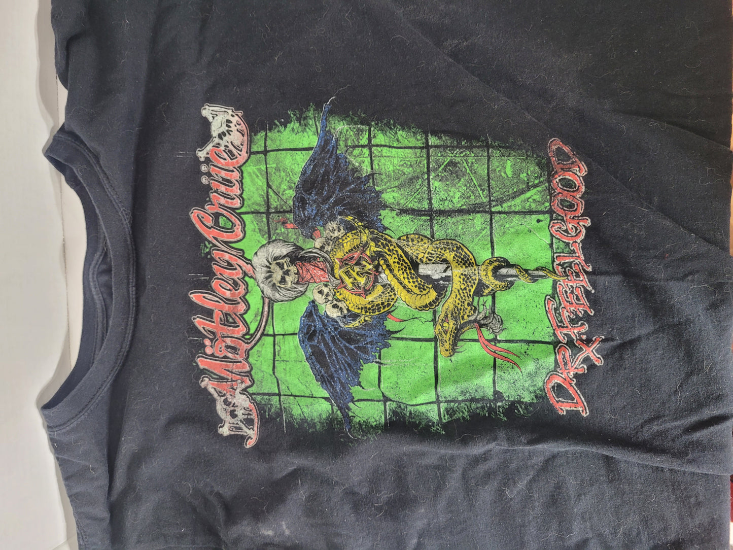Mötley Crüe Dr. Feelgood Black Graphic T-Shirt