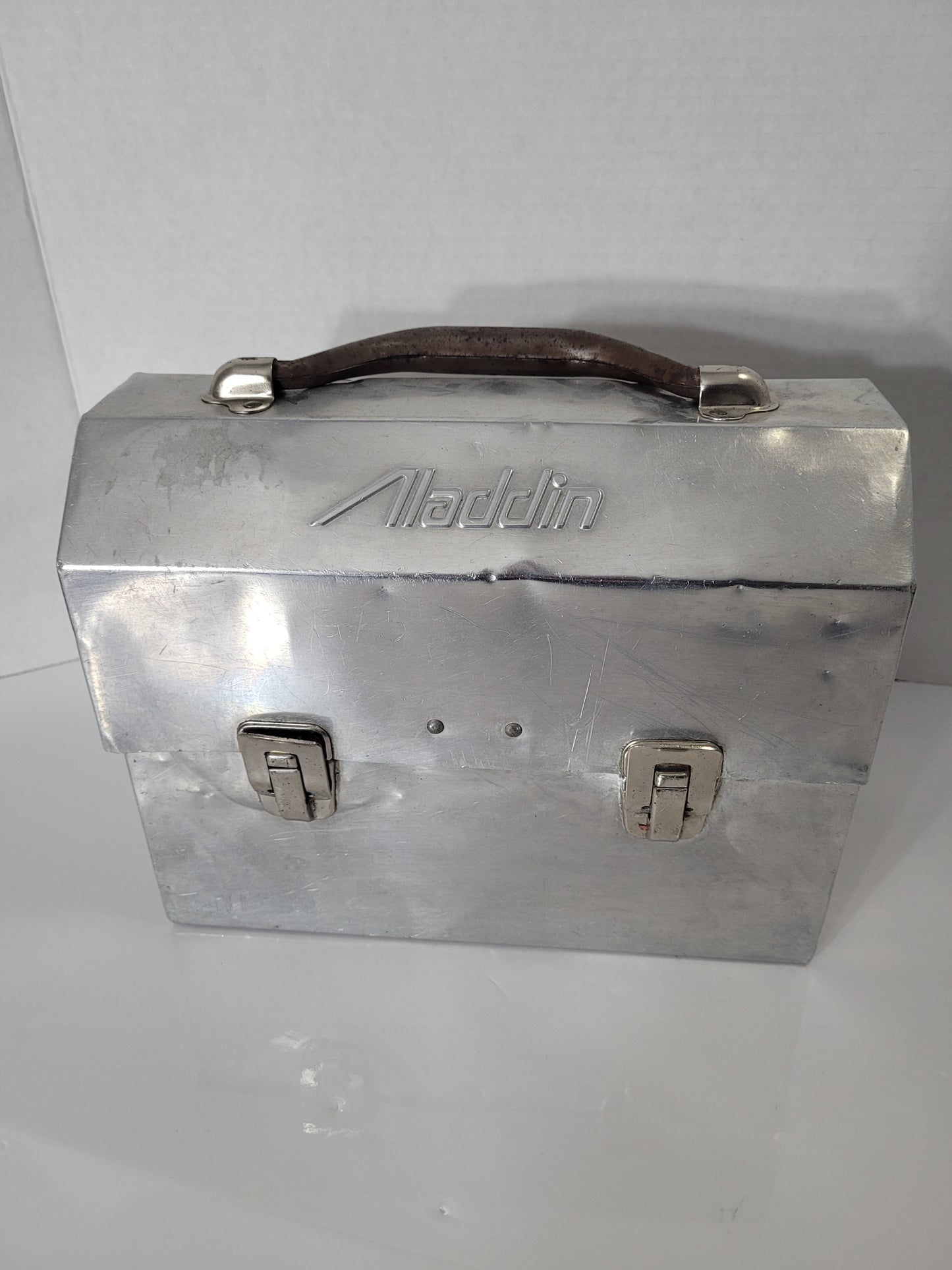 Vintage Canadian Aladdin Aluminum Workman’s Lunch Box