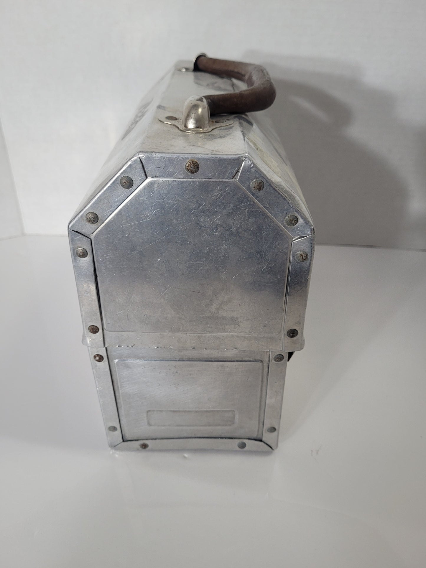 Vintage Canadian Aladdin Aluminum Workman’s Lunch Box