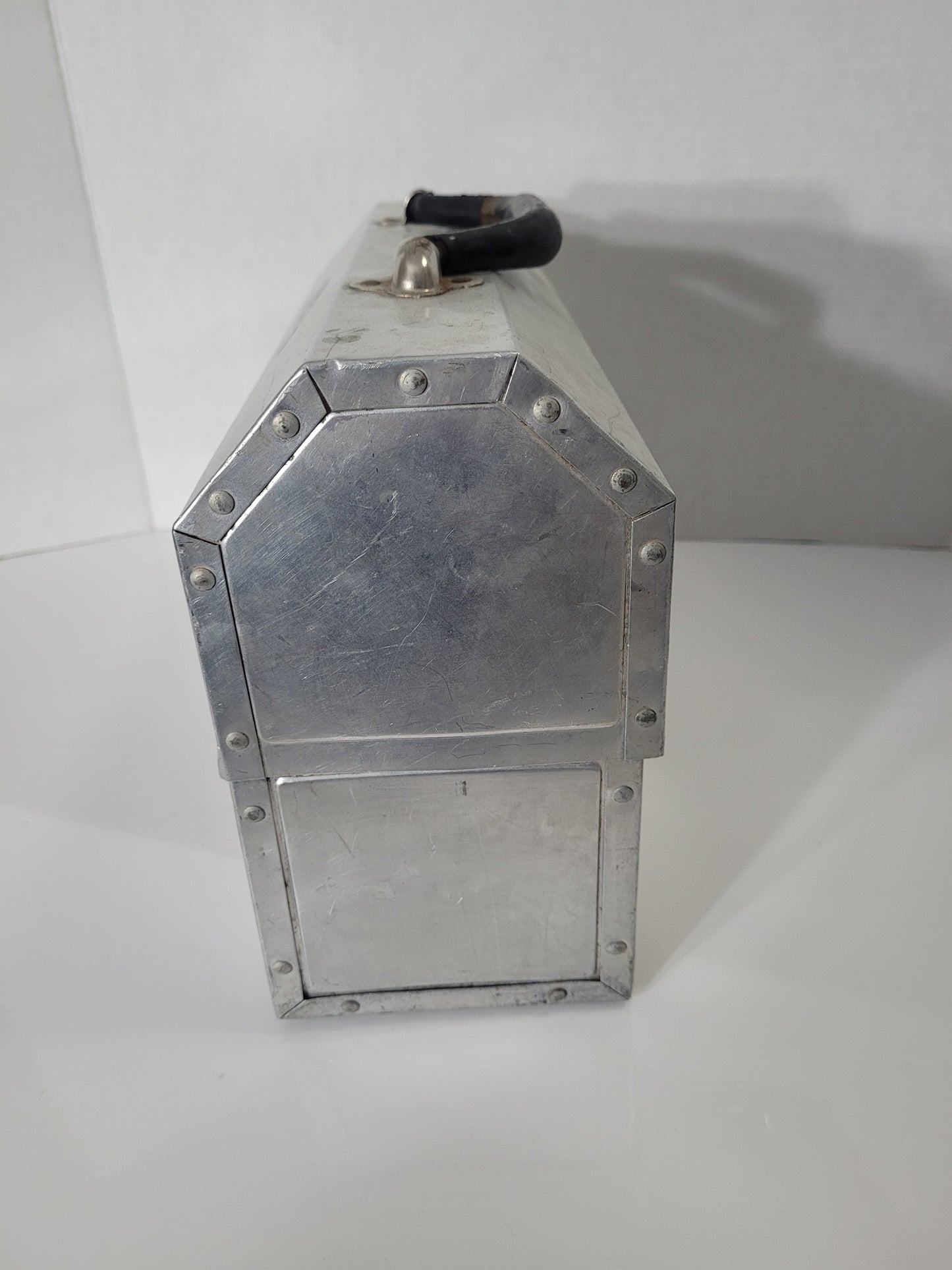 Vintage Aladdin Aluminum Dome-Top Workman’s Lunch Box