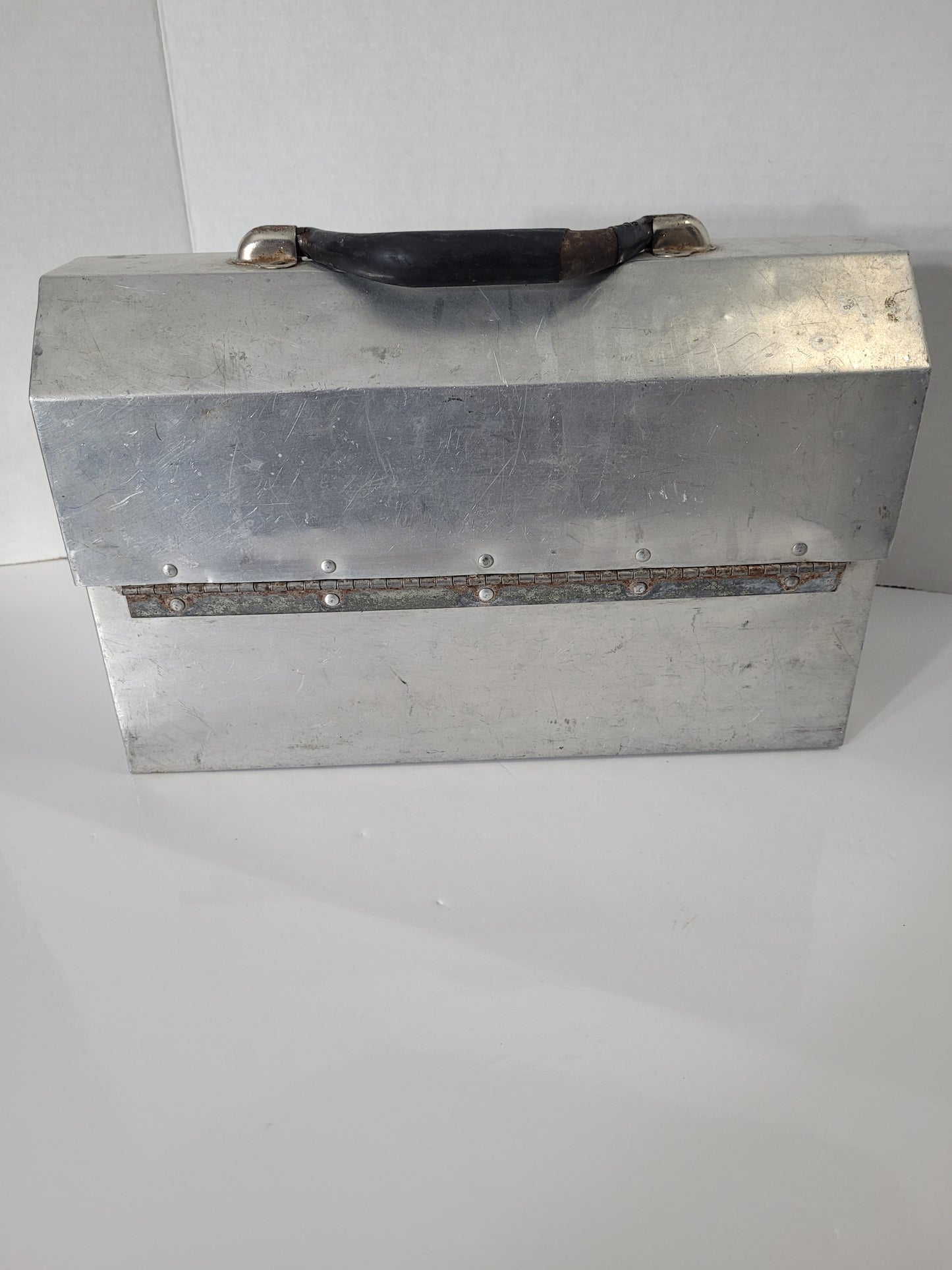 Vintage Aladdin Aluminum Dome-Top Workman’s Lunch Box