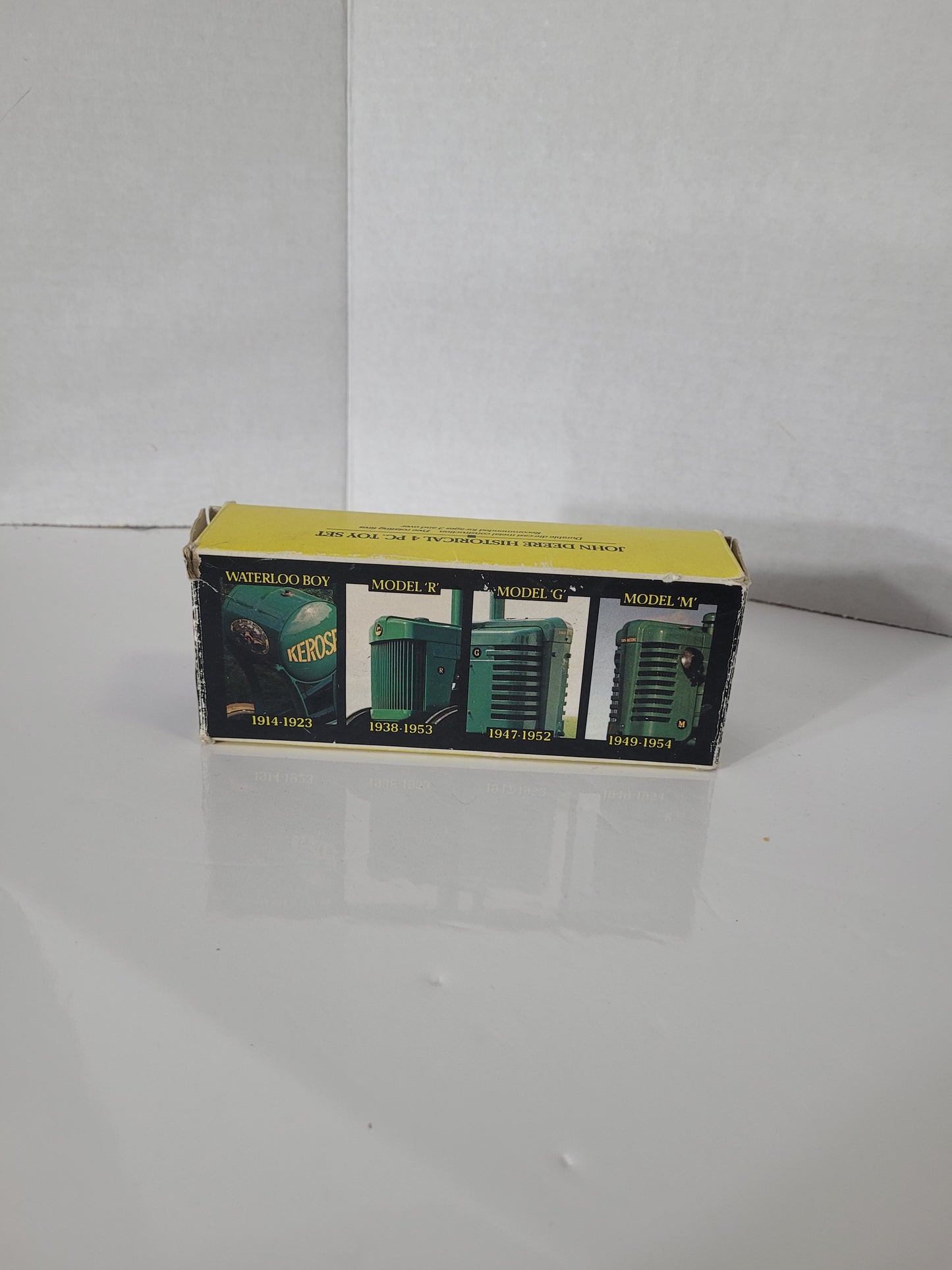 Vintage 1988 ERTL John Deere Historical 4-Piece Tractor Set – 1:64 Scale
