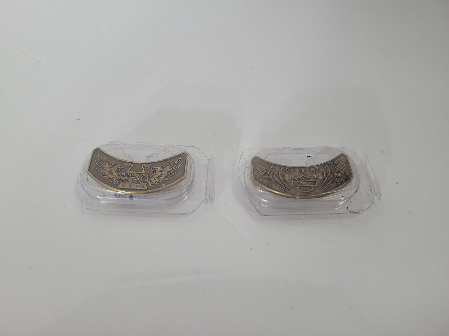 Harley-Davidson H.O.G. Commemorative Pin Pair – 2013 & 2016