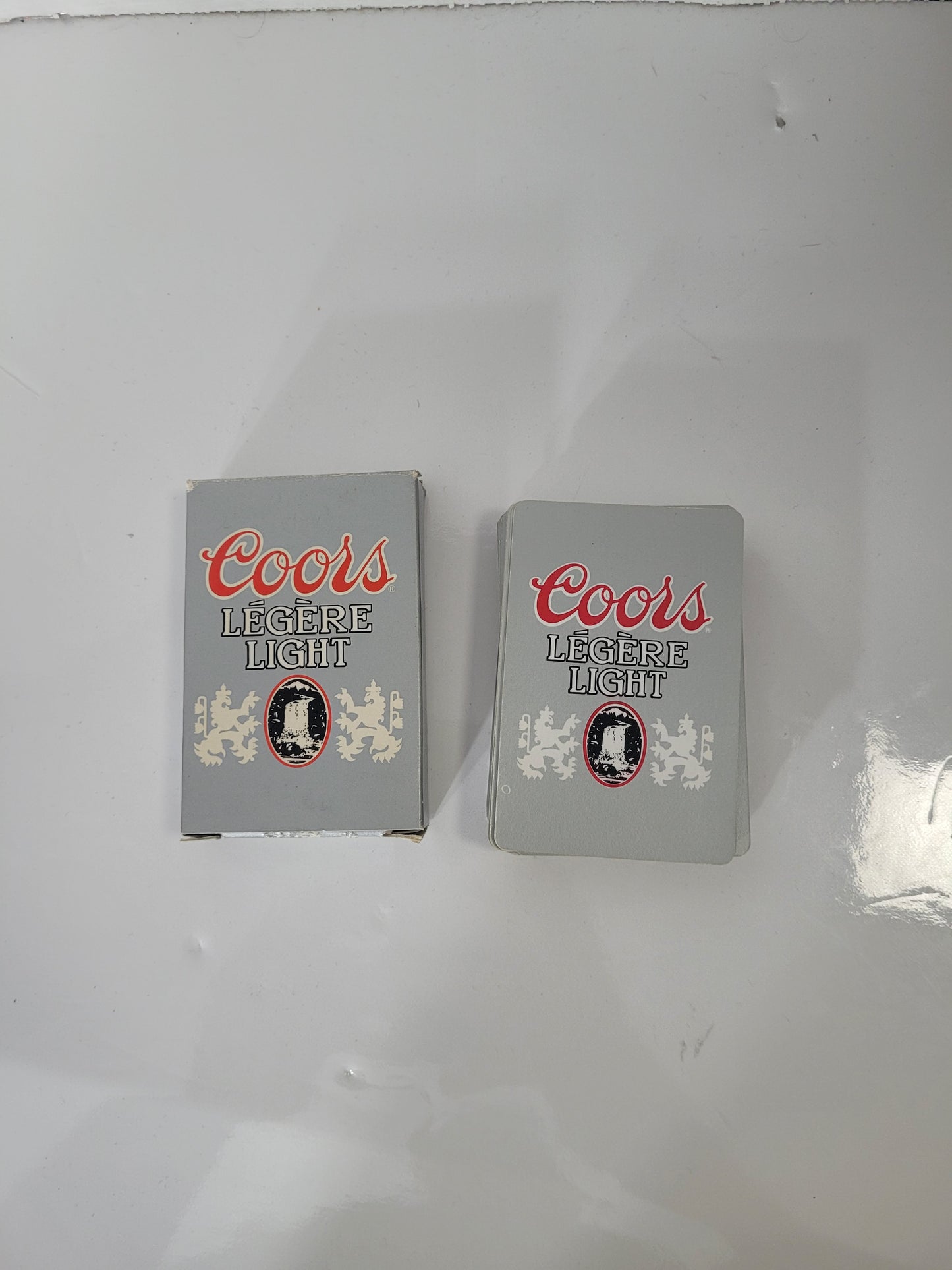 Vintage Coors Light Bilingual Advertising Playing Cards – Complete 54-Card Deck