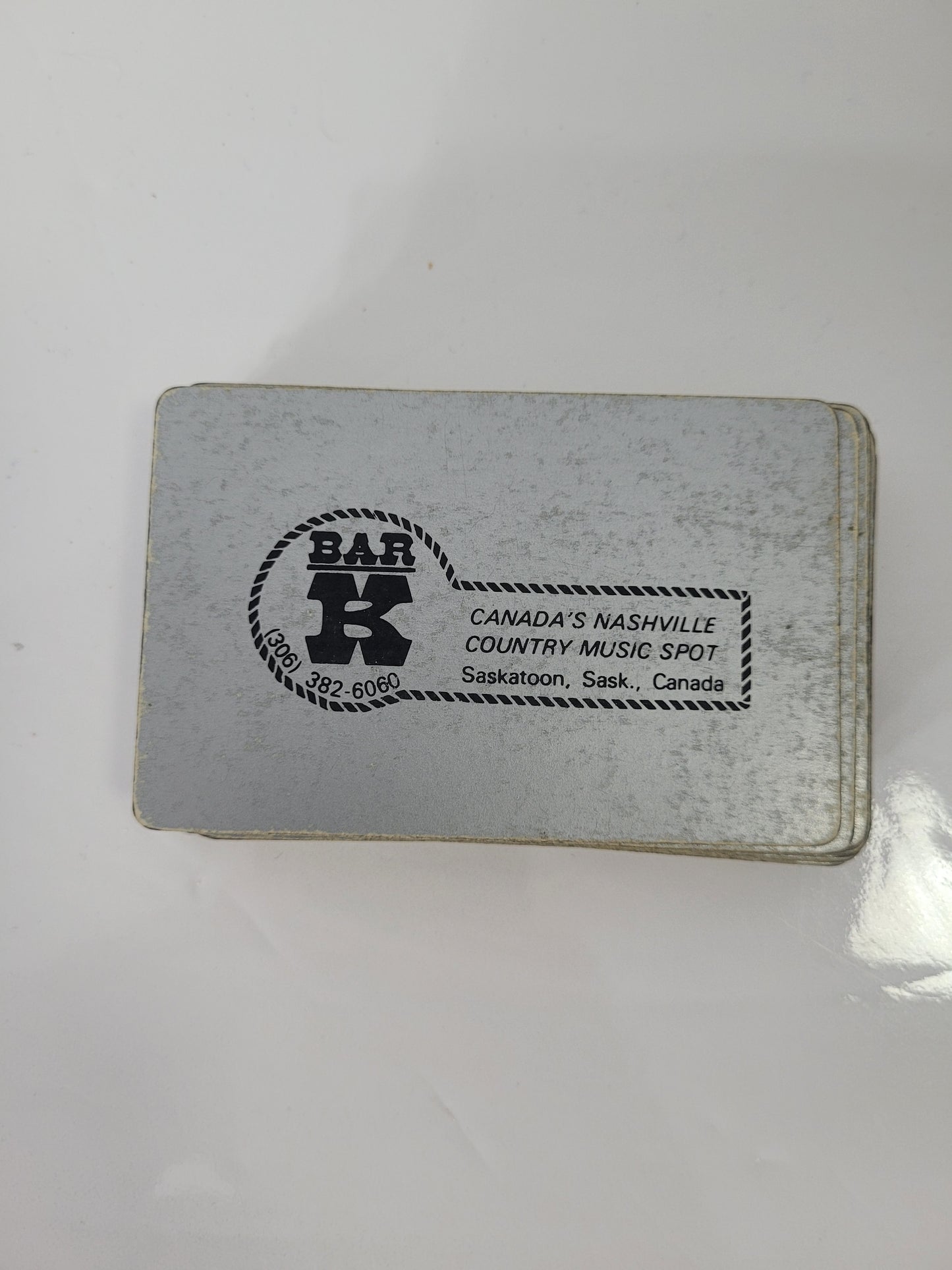 Vintage Bar K Saskatoon Advertising Playing Cards – Complete 52-Card Deck