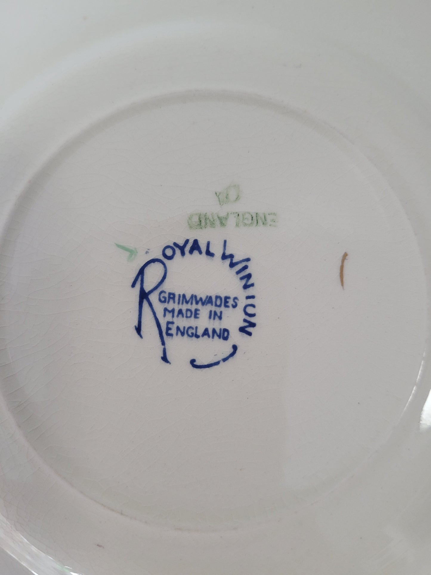 Vintage Royal Winton Grimwades “The Mountie – Canada’s Pride R.C.M.P.” Souvenir Plate – 6" × 6"