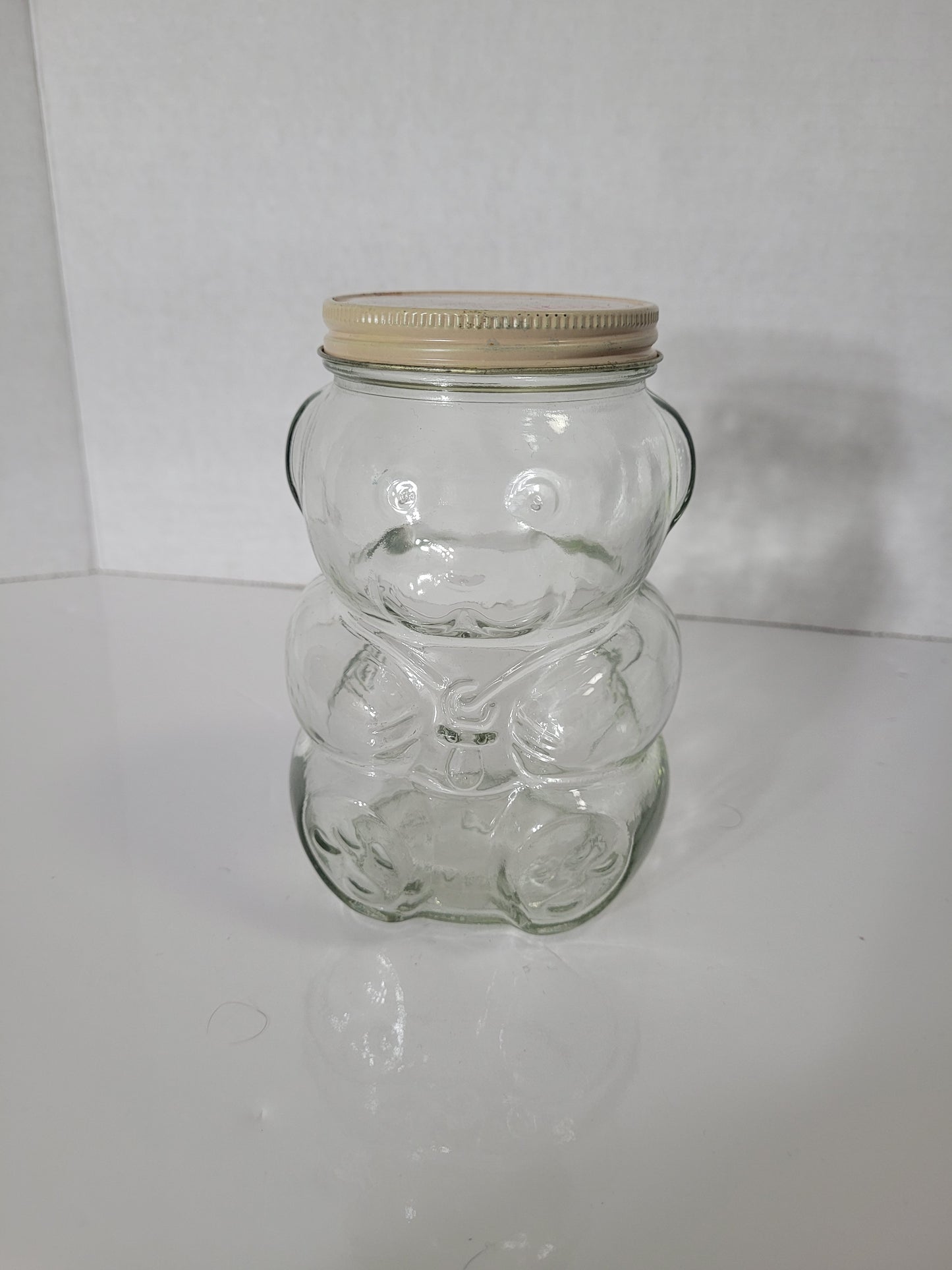 Vintage 1988 Kraft Baby Bear Glass Honey Jar – 750 g