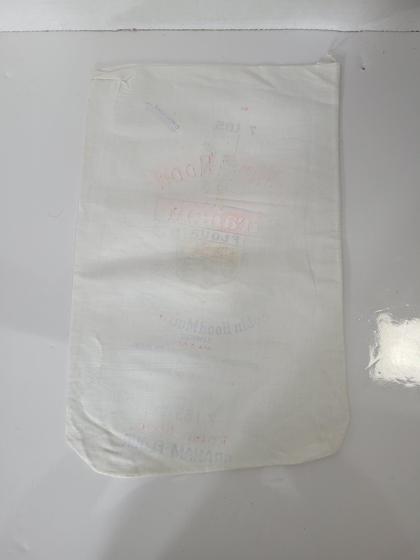 Vintage Robin Hood Graham Flour Cloth Bag – 7 lb – Saskatoon Canada