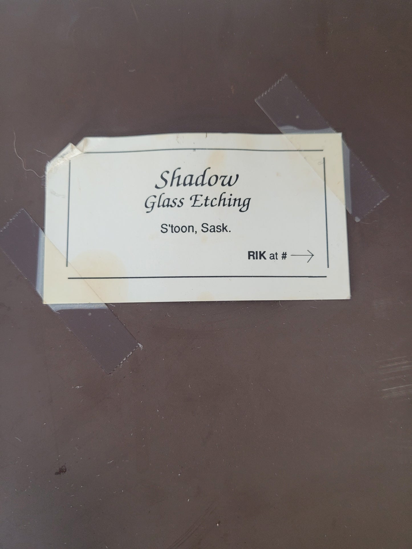 Vintage Lady Justice Etched Mirror – Shadow Glass Etching Saskatoon – 16" × 20"