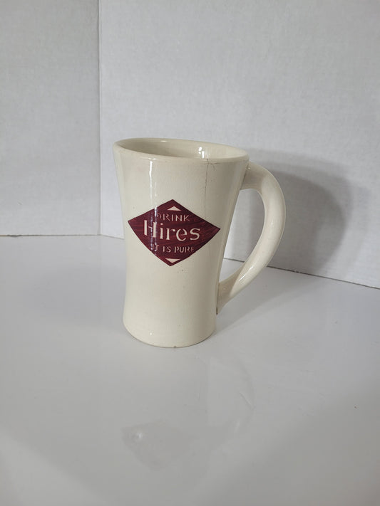 Vintage Hires Root Beer Stoneware Advertising Mug – 5.5"
