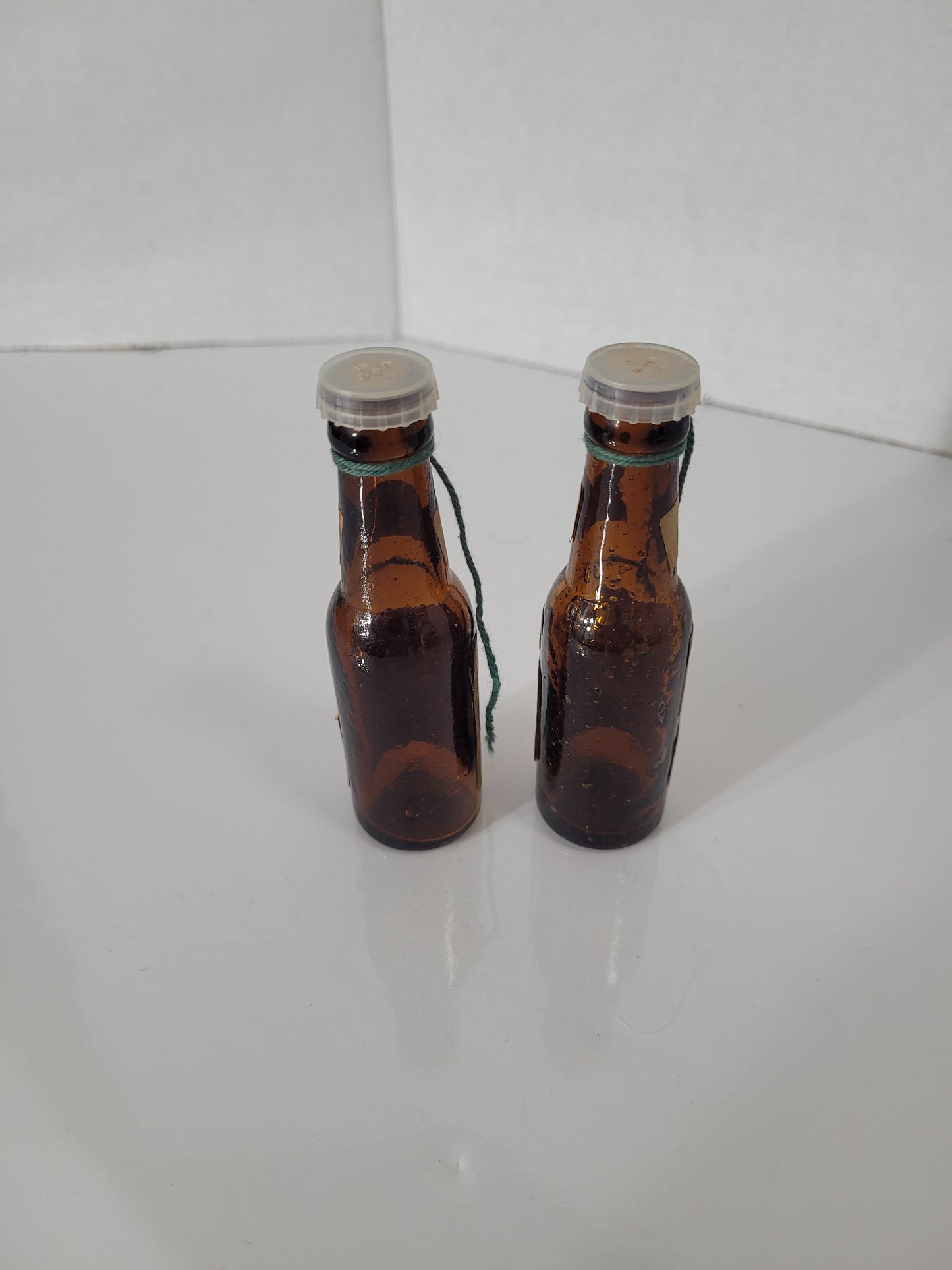 Vintage Schlitz Beer Mini Bottle Salt & Pepper Shakers – 4" Pair