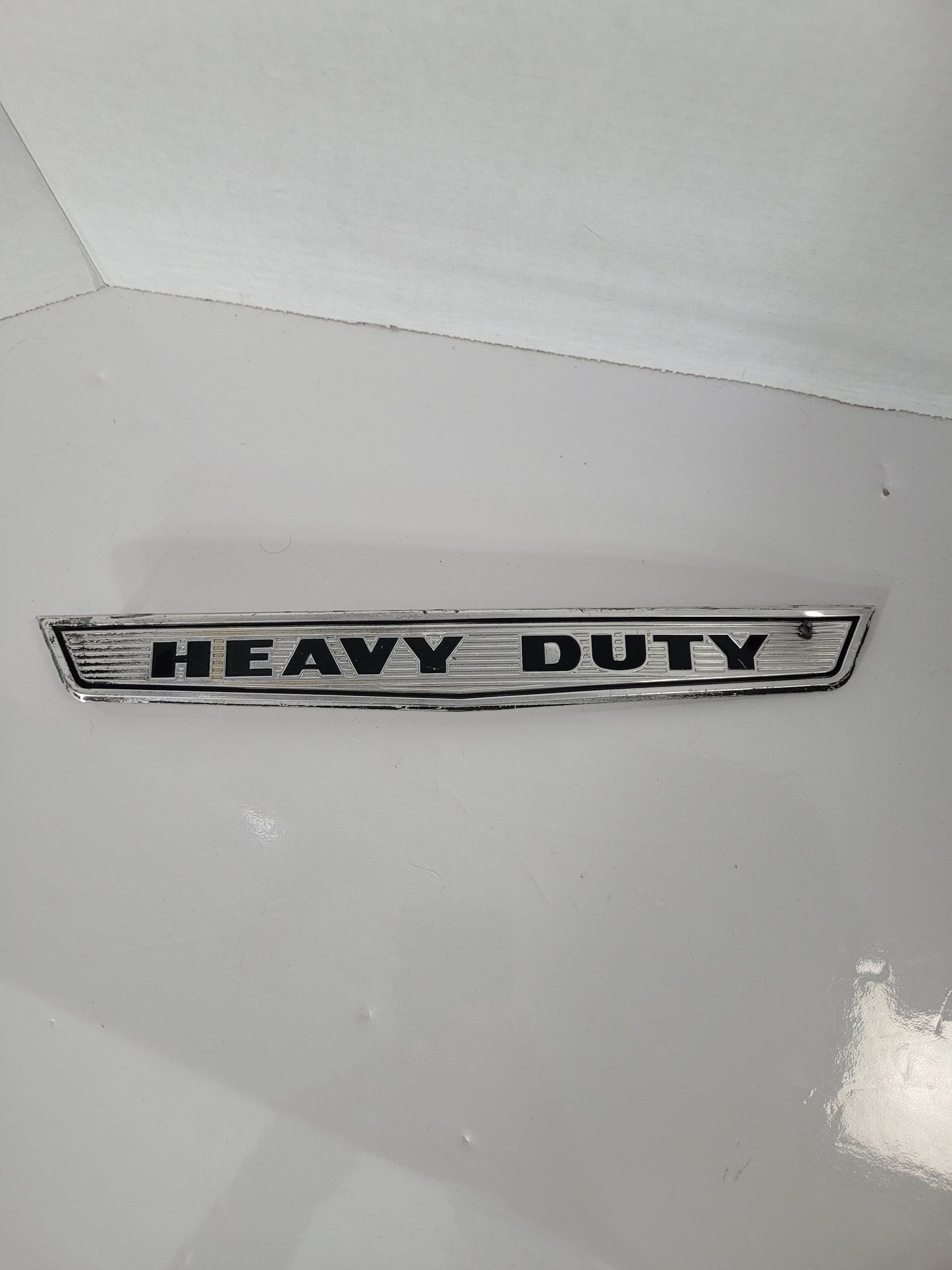 Vintage Ford F-250 Heavy Duty Fender Emblem – 12"