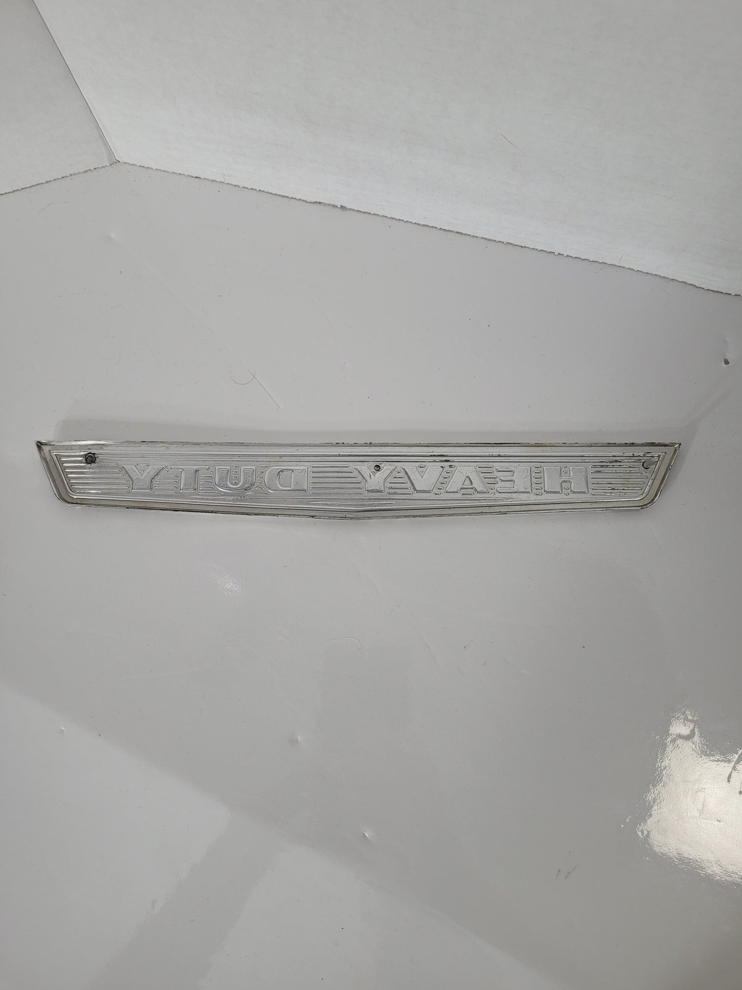 Vintage Ford F-250 Heavy Duty Fender Emblem – 12"