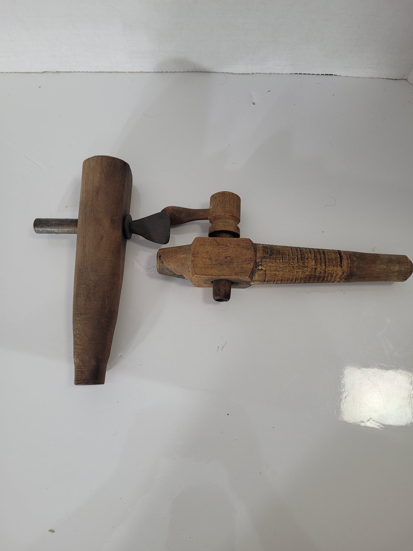 Antique Redlich’s Warranted Wooden Barrel Faucet & Vintage Wooden Cask Tap