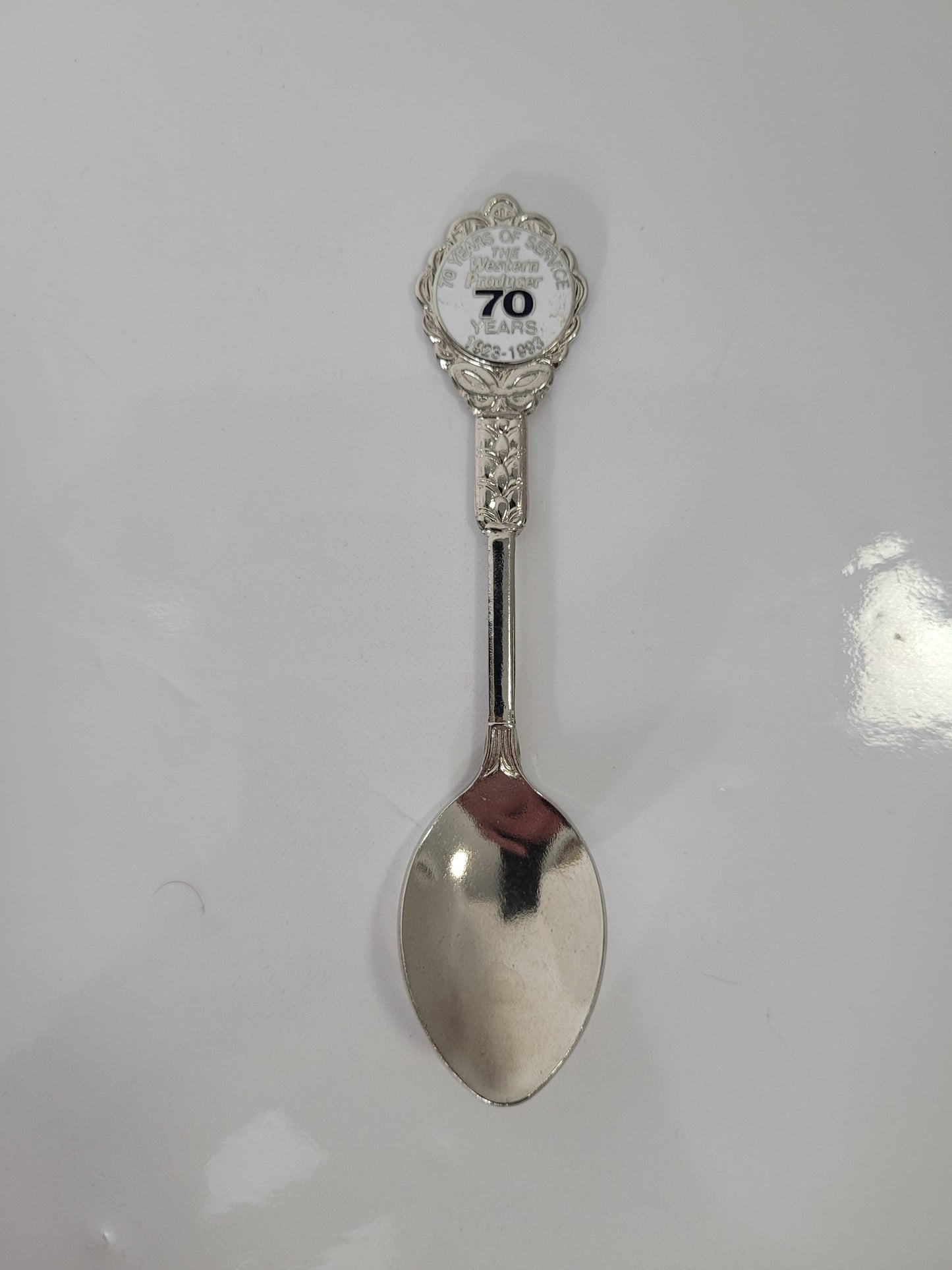 1993 Western Producer 70 Years of Service Commemorative Souvenir Spoon