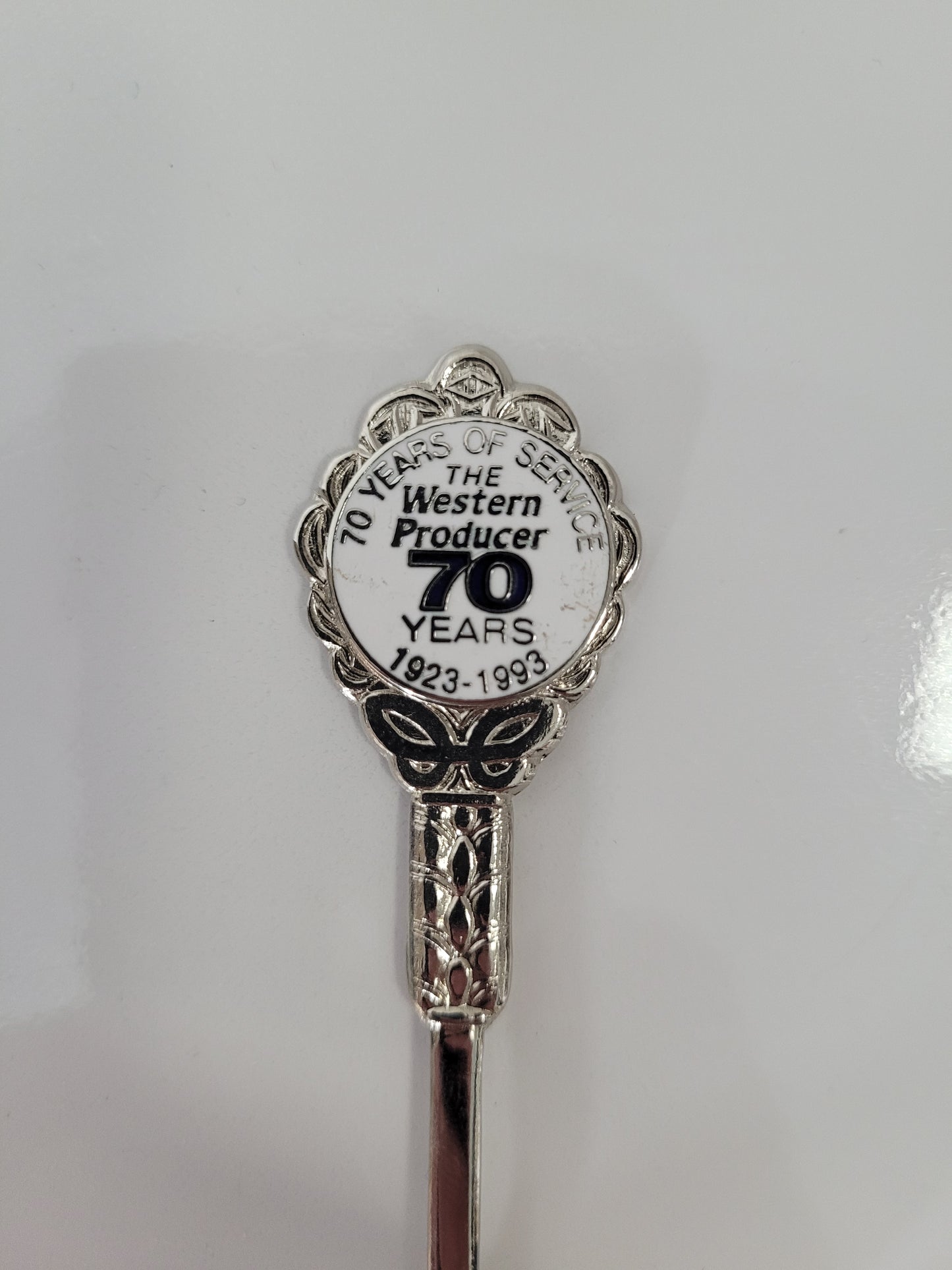 1993 Western Producer 70 Years of Service Commemorative Souvenir Spoon