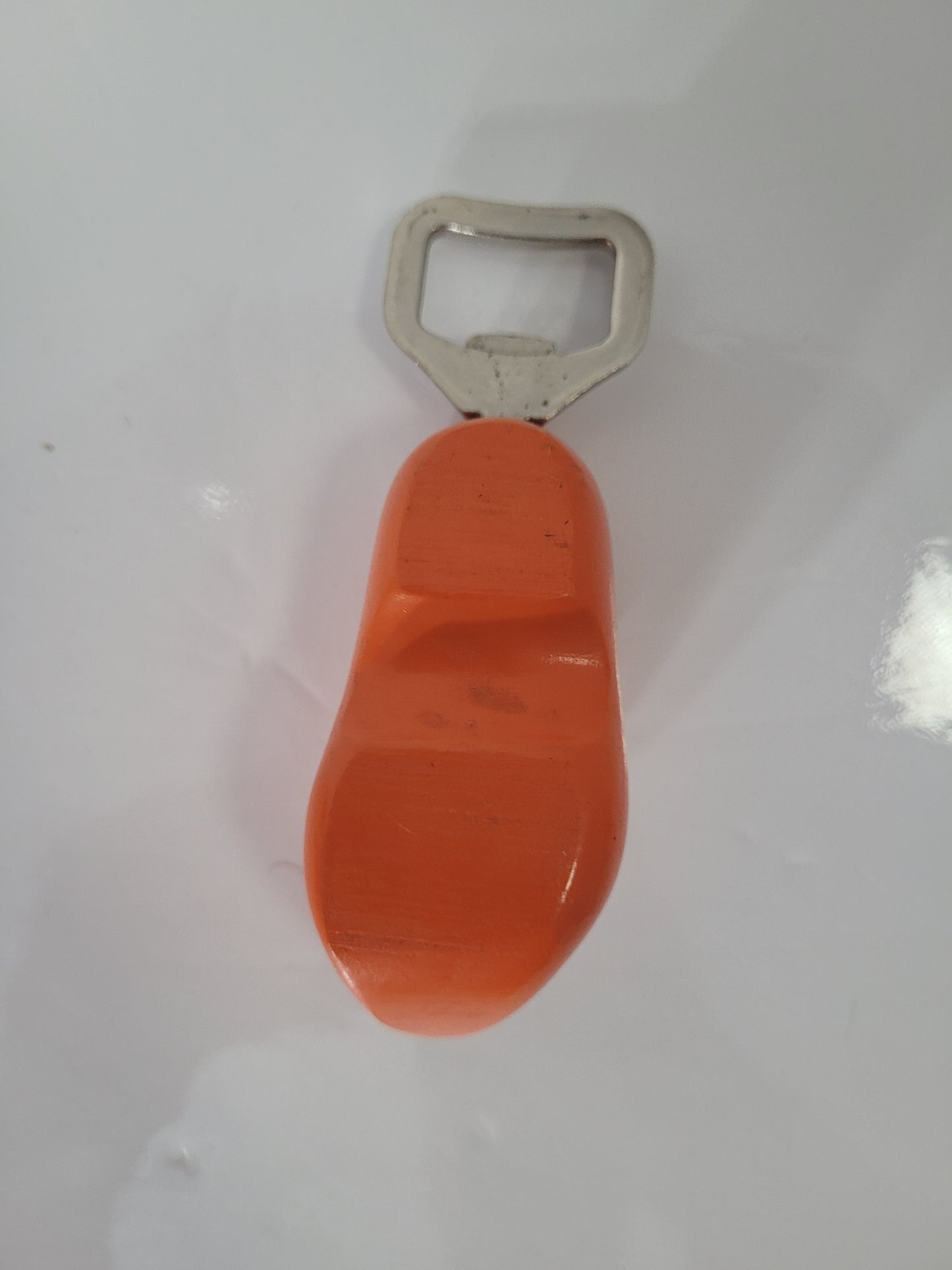 Vintage Holland Dutch Wooden Clog Bottle Opener – Orange Souvenir