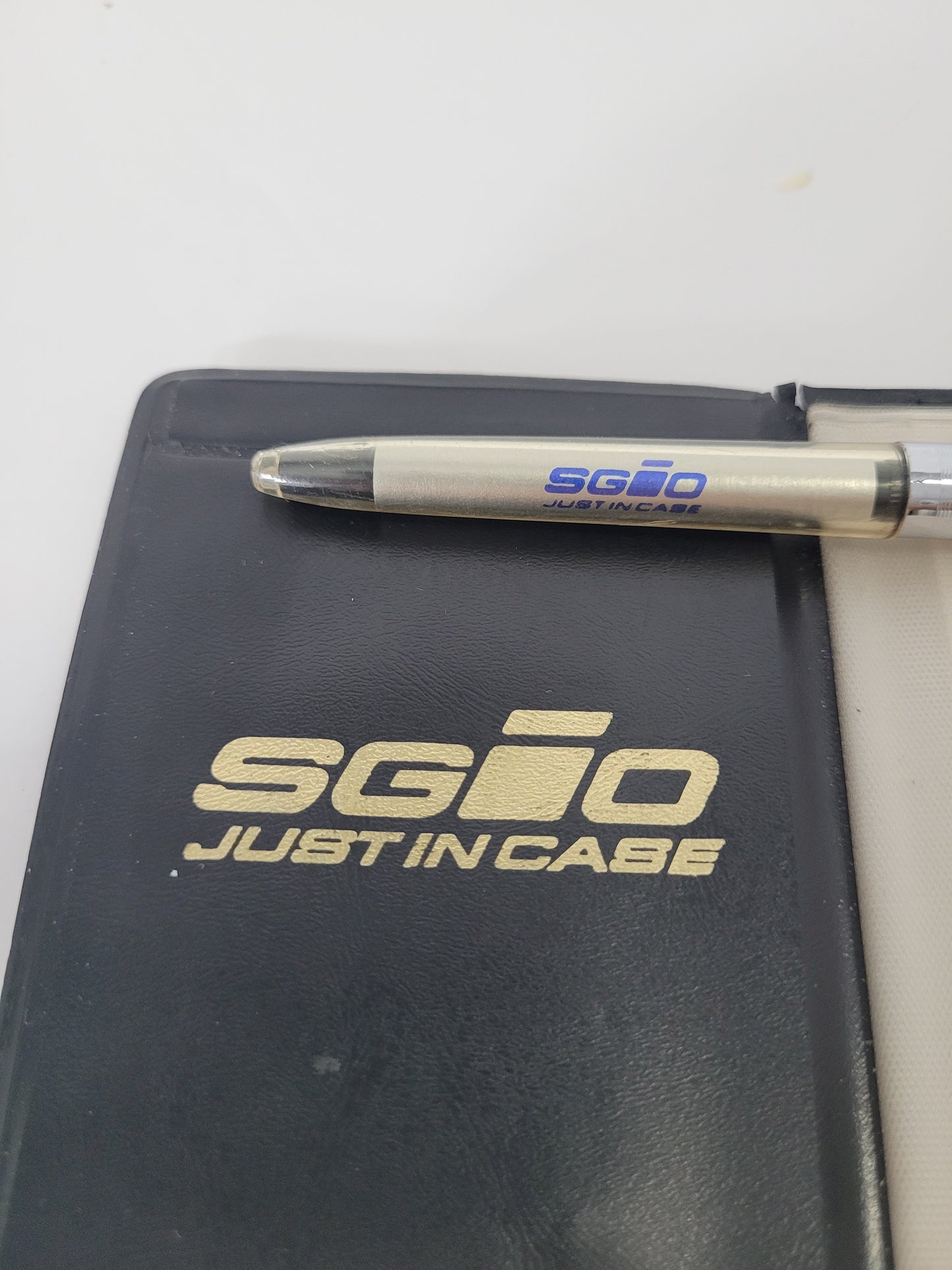 Vintage SGIO “Just in Case” Insurance Wallet & Advertising Pen