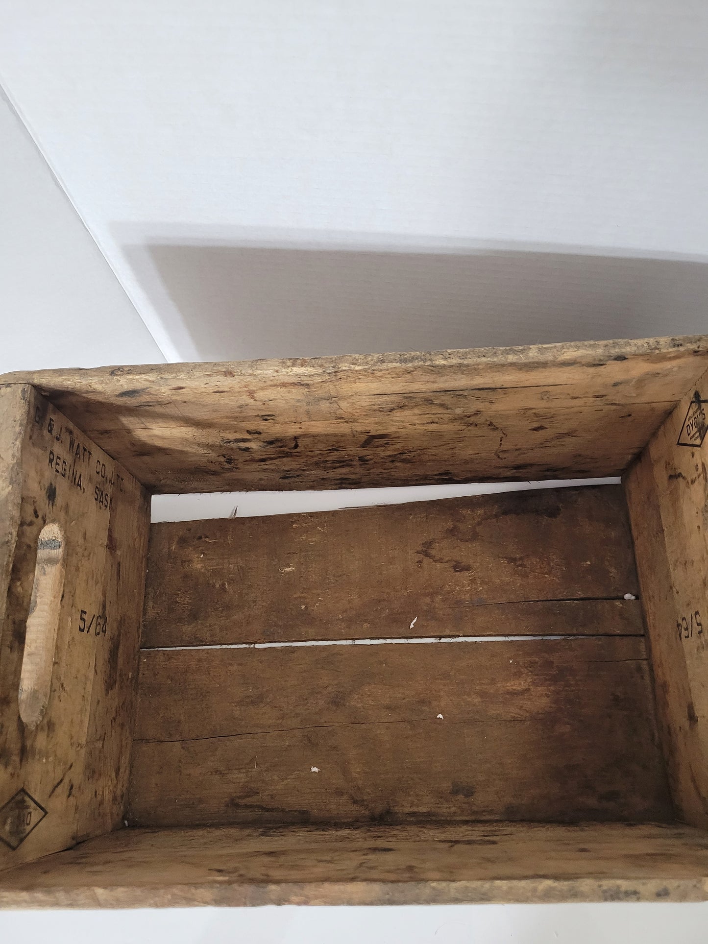 Vintage 1964 Schweppes Wooden 24-Bottle Crate – Regina, Saskatchewan