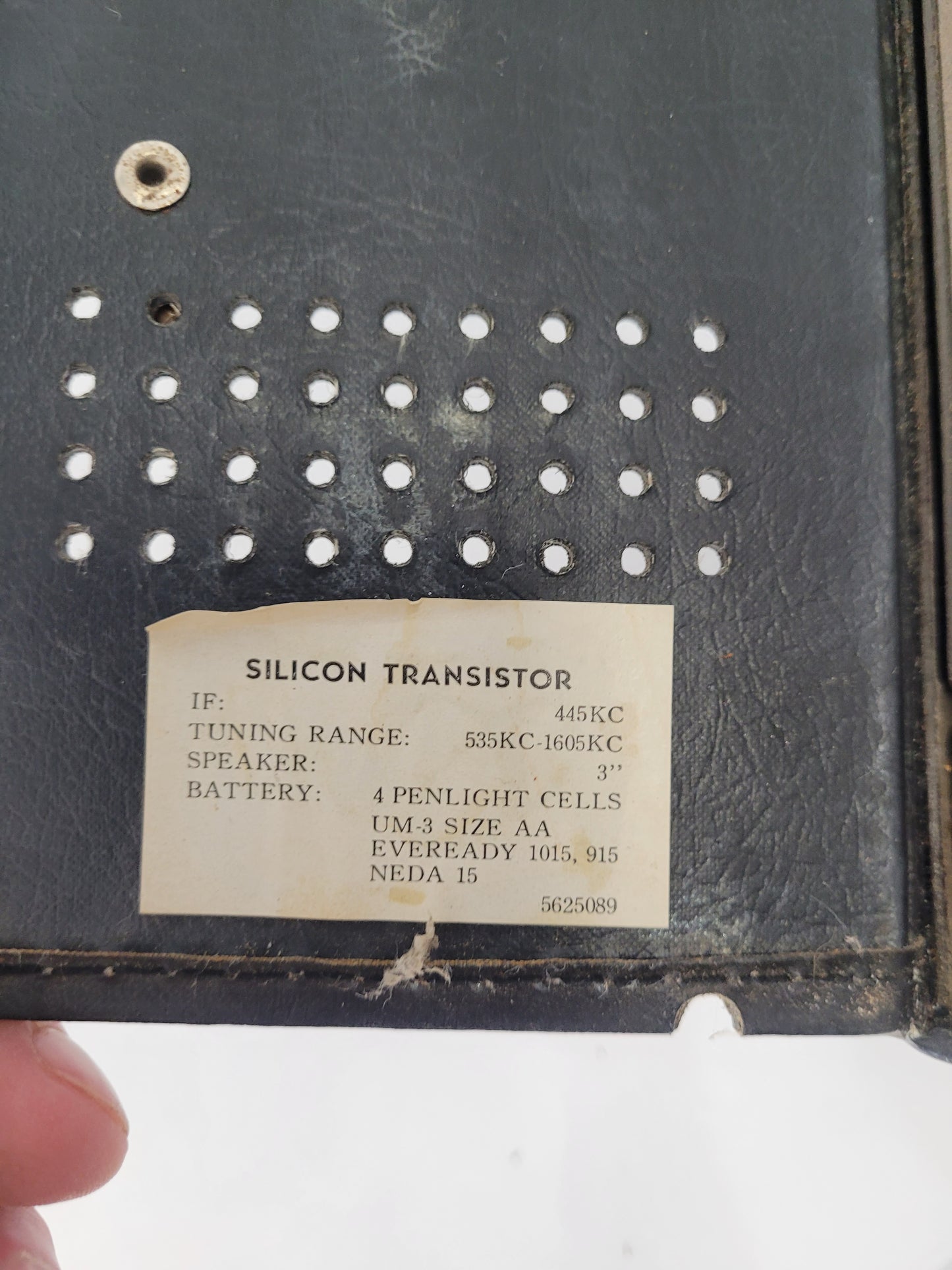 Vintage Transette 8-Transistor AM Battery/Electric Radio – Tested & Working