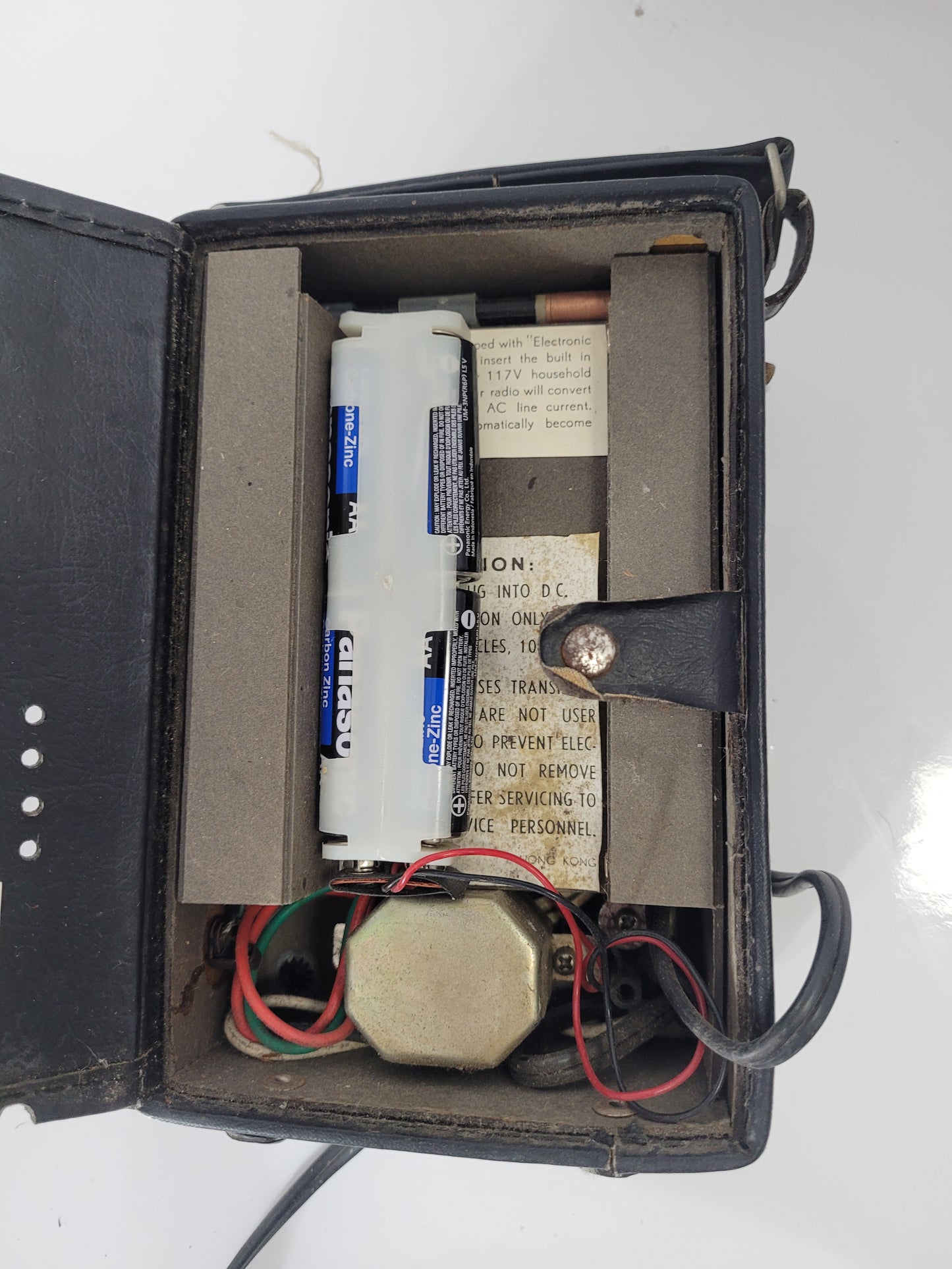 Vintage Transette 8-Transistor AM Battery/Electric Radio – Tested & Working
