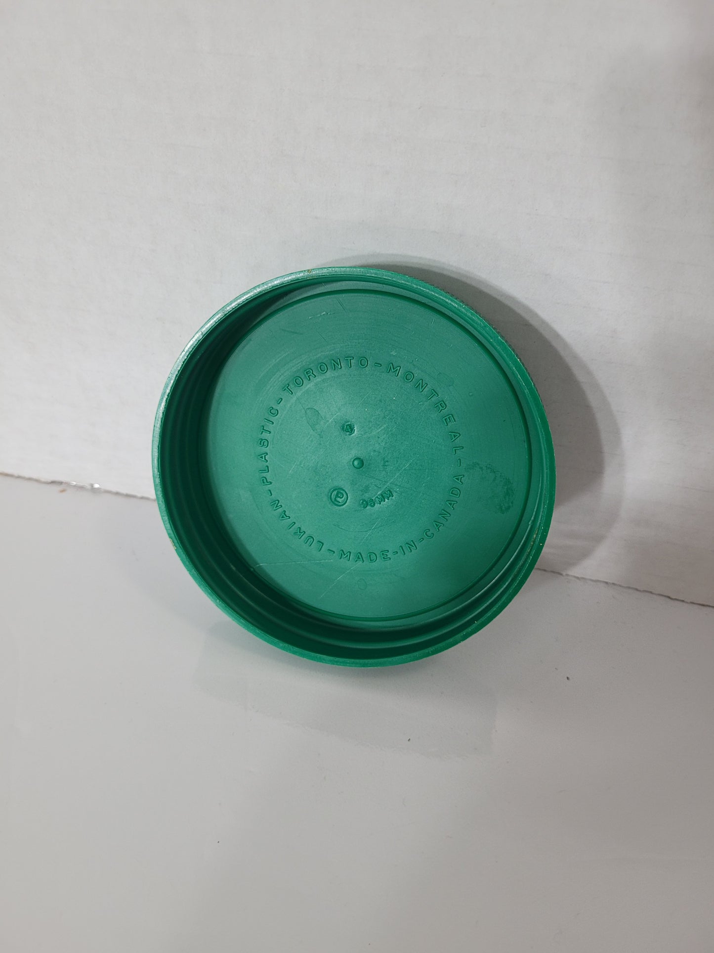 Vintage Kraft Peanut Butter Bear Glass Jar with Green Lid – Made in Canada