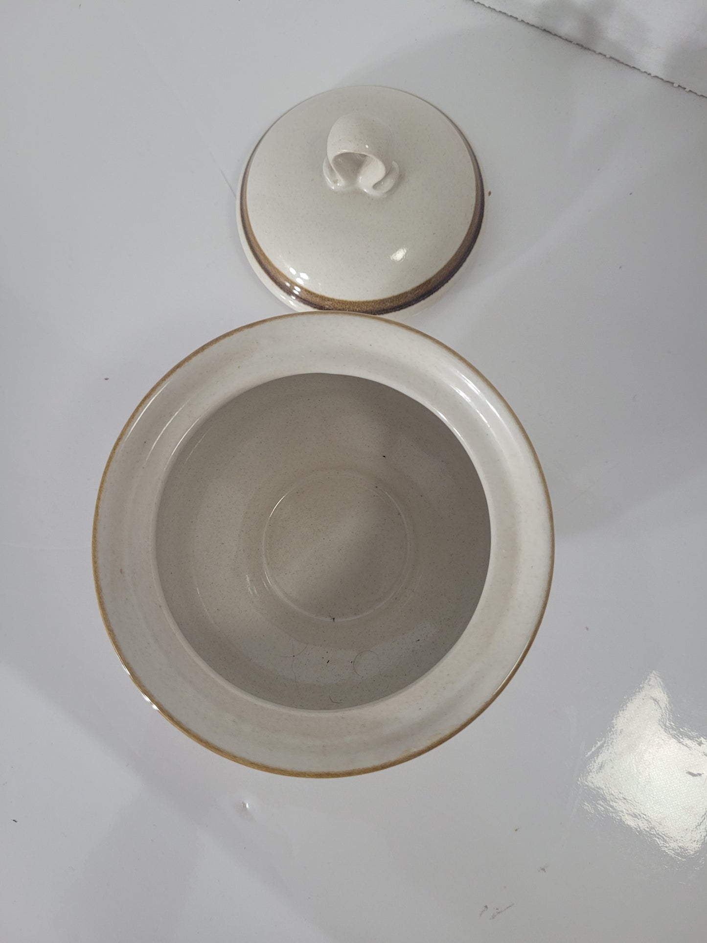 Vintage Mikasa Stone Harvest KD100 Covered Sugar Bowl – Japan