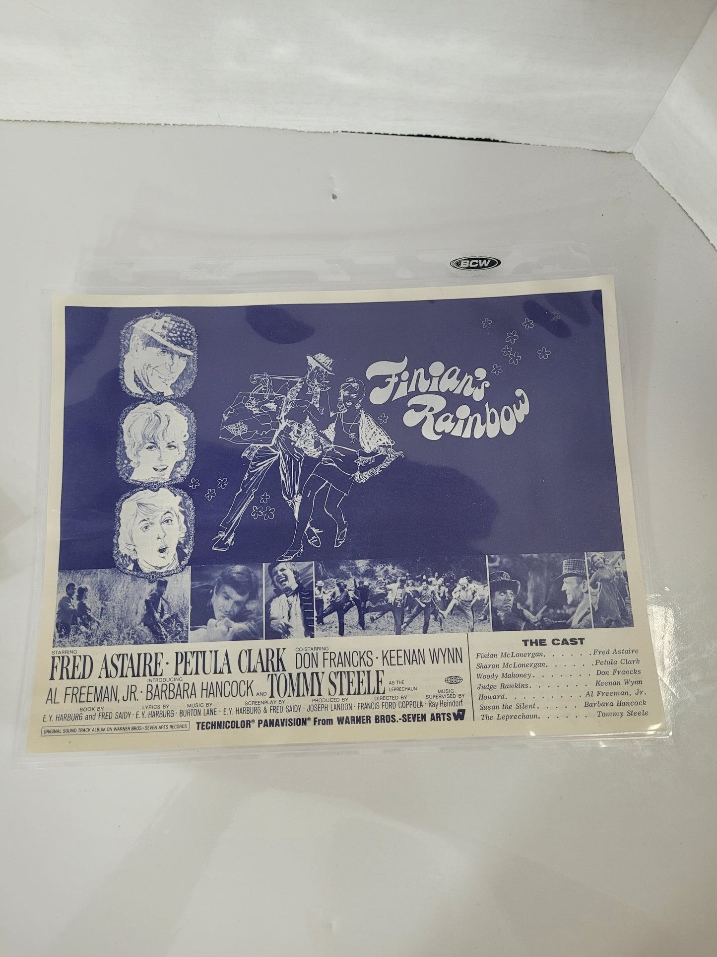 Vintage Warner Bros.-Seven Arts Movie Promotional Press Sheets – Lot of 3 Description