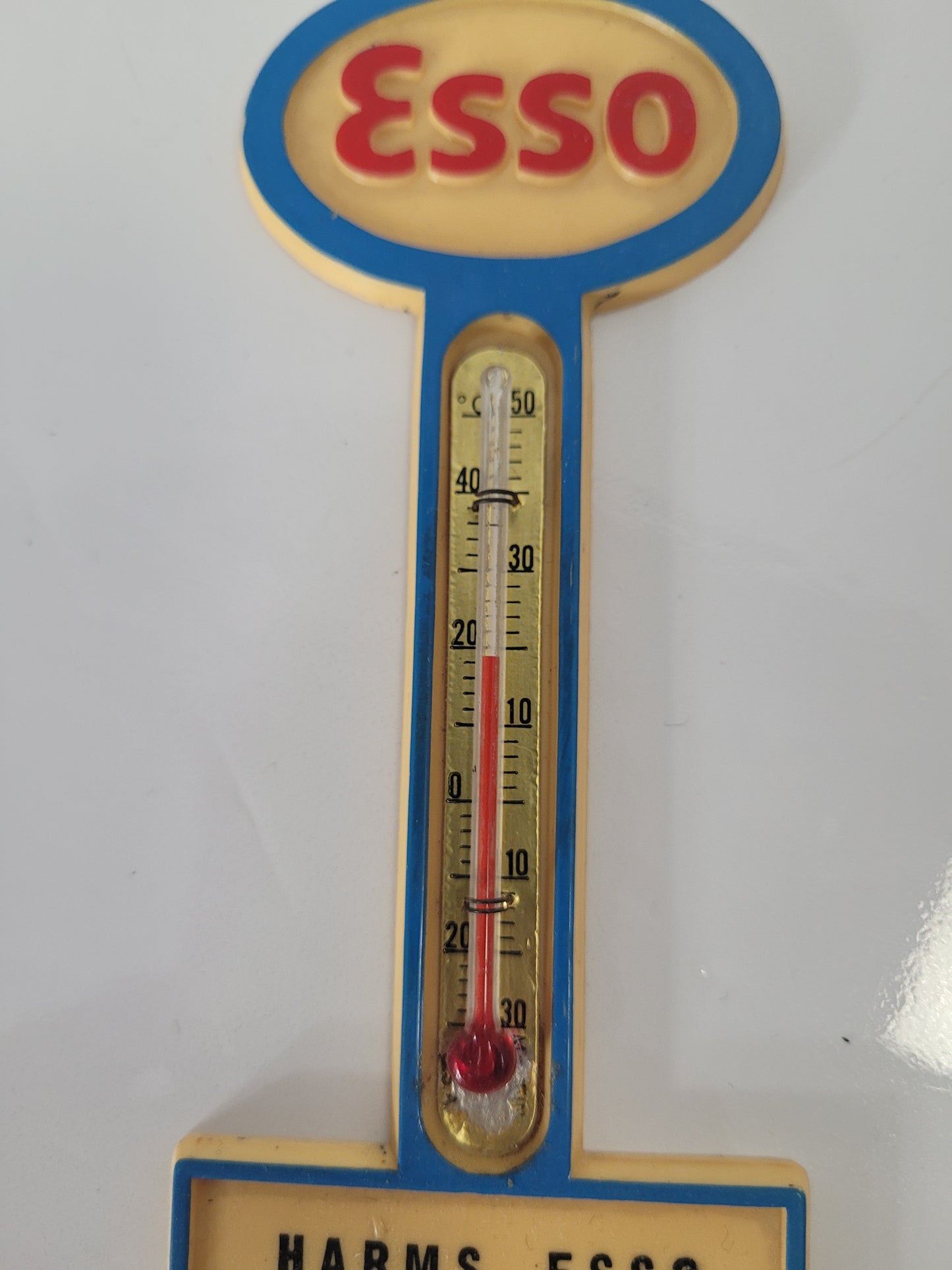 Vintage Harms Esso Osler Saskatchewan Advertising Thermometer