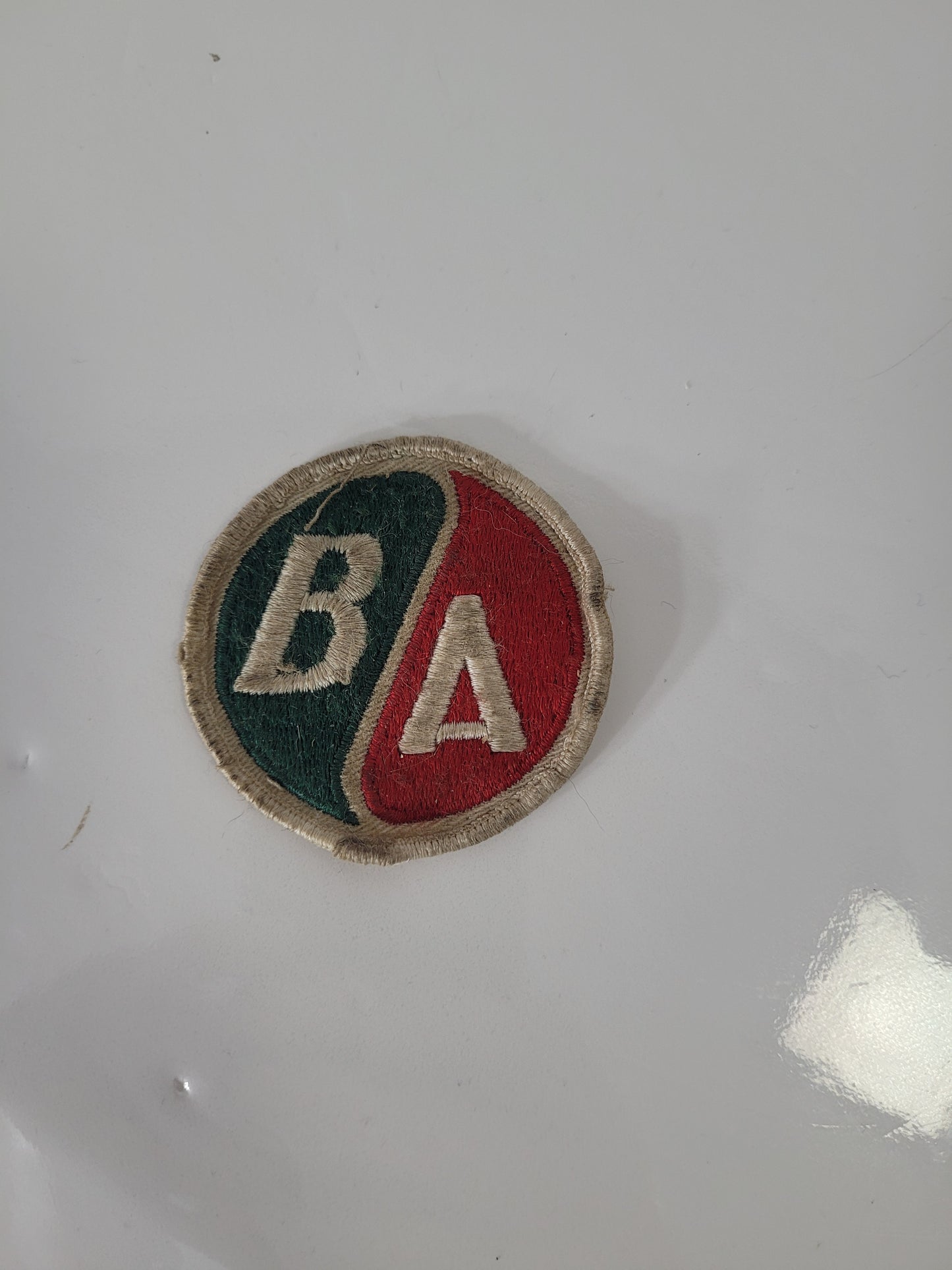 Vintage B-A University Drive Service Saskatoon Ice Scraper & Embroidered Patch