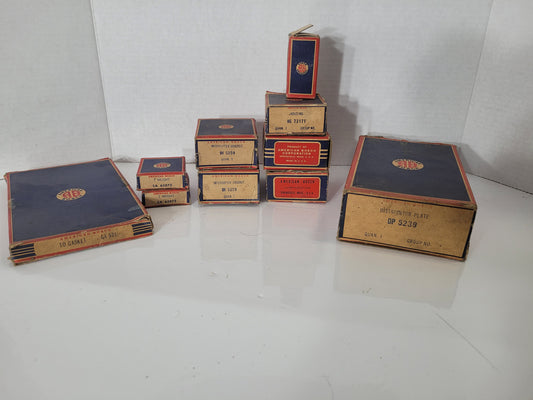Vintage American Bosch Parts Boxes – Lot of 11 – Ignition & Electrical Packaging