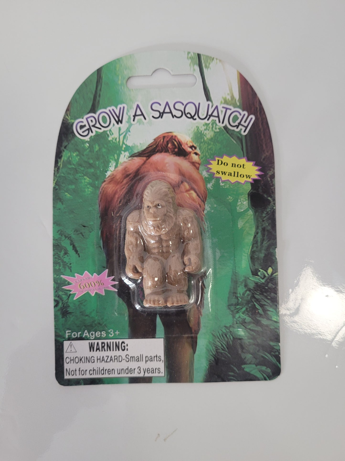 Grow A Sasquatch 600% Expanding Water Toy – Brown/Tan – New in Package