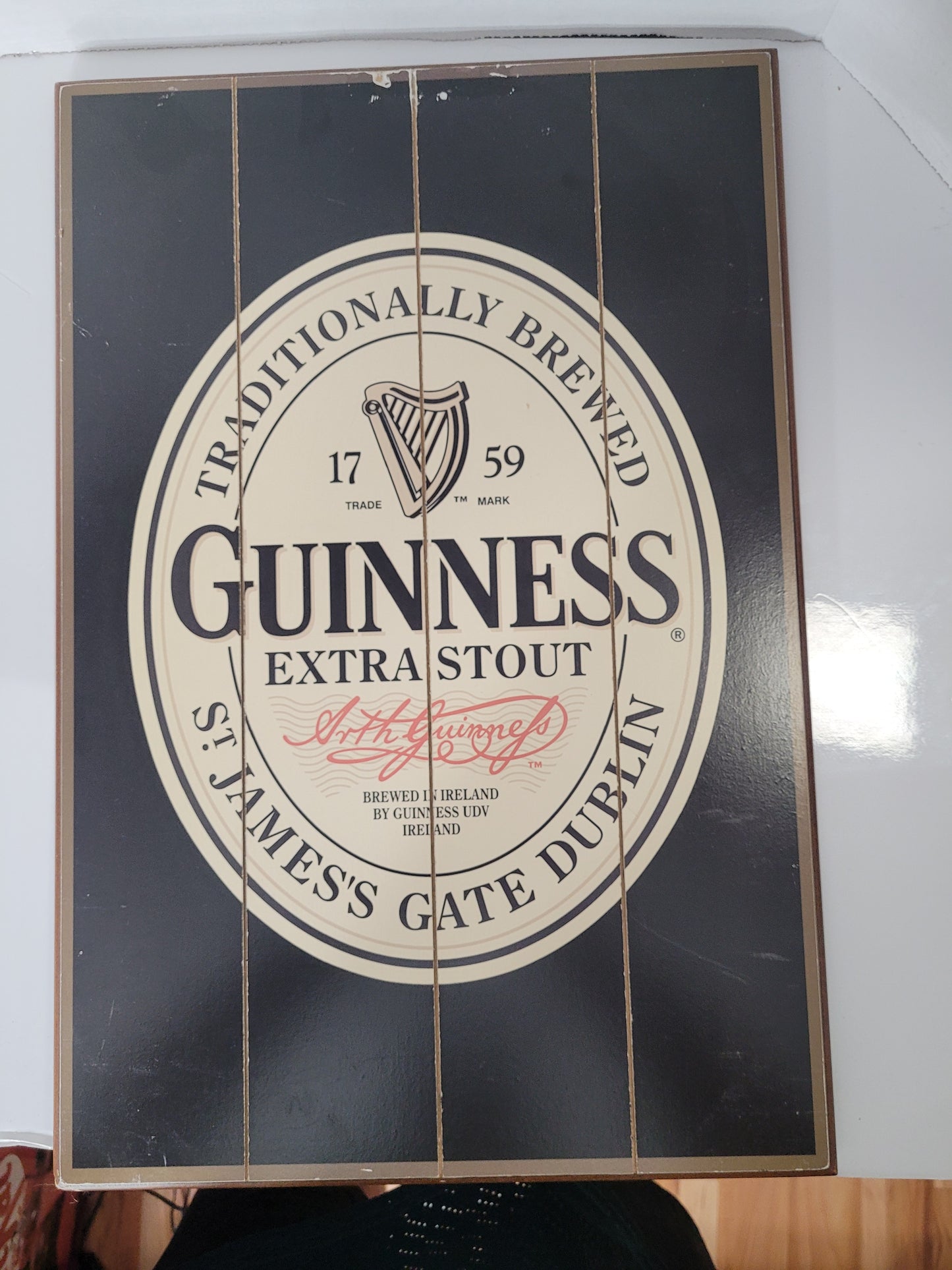 Guinness Extra Stout 3D Wooden Wall Sign – 13" x 19"