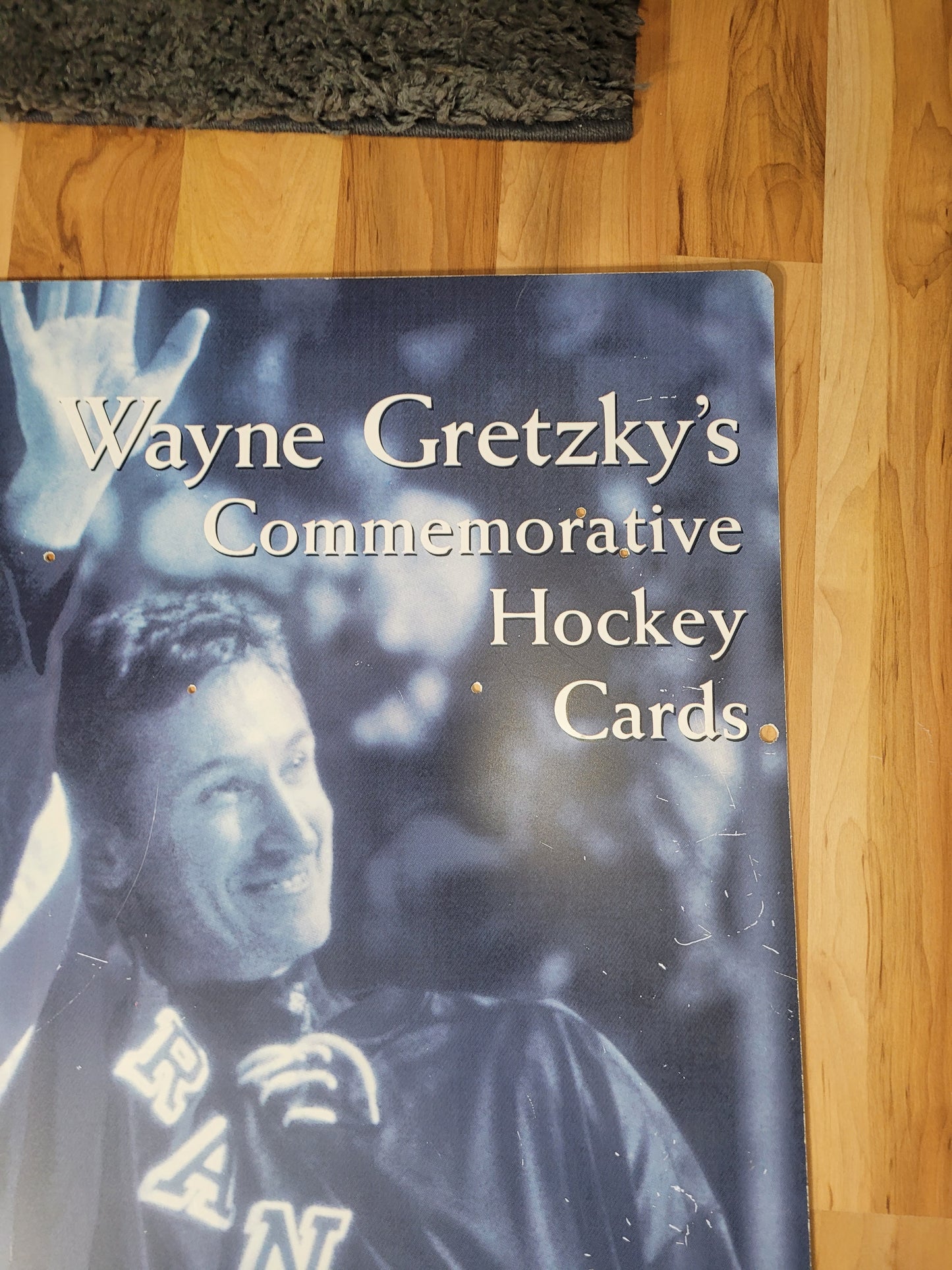 1999 Wayne Gretzky McDonald’s Upper Deck Commemorative Hockey Cards Plastic Advertising Sign – 20" x 45"