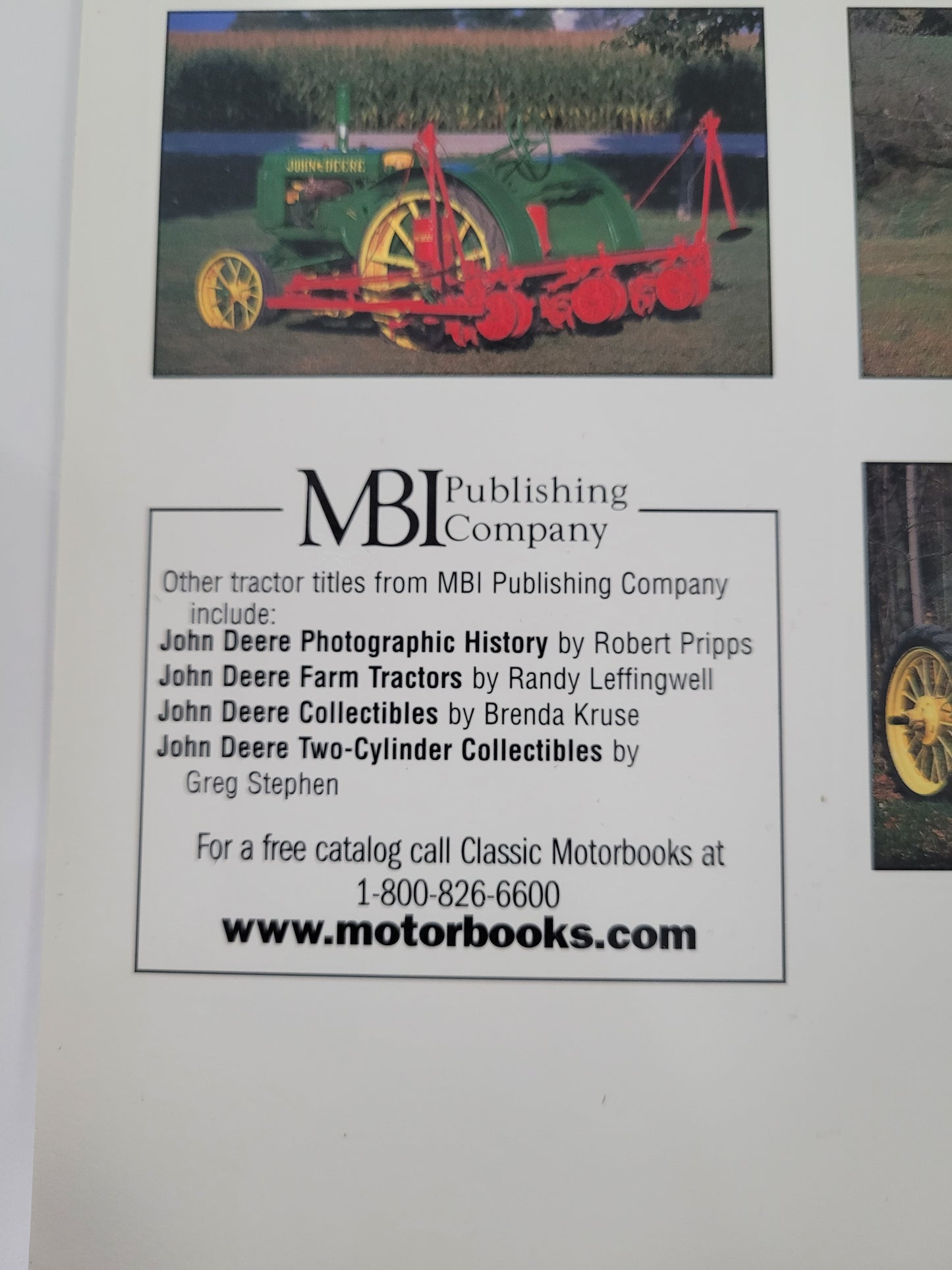 2003 John Deere Farm Tractors Calendar – Andy Kraushaar – MBI Publishing – Licensed John Deere