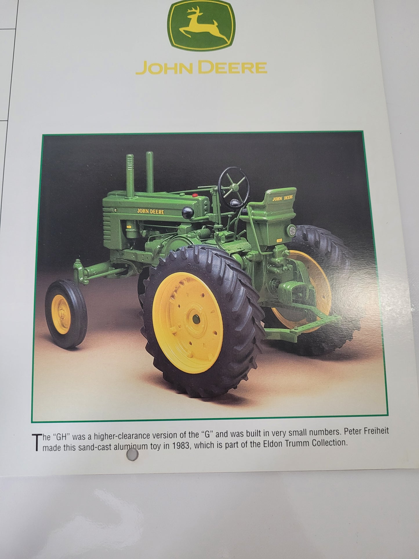 2003 John Deere Farm Tractors Calendar – Andy Kraushaar – MBI Publishing – Licensed John Deere