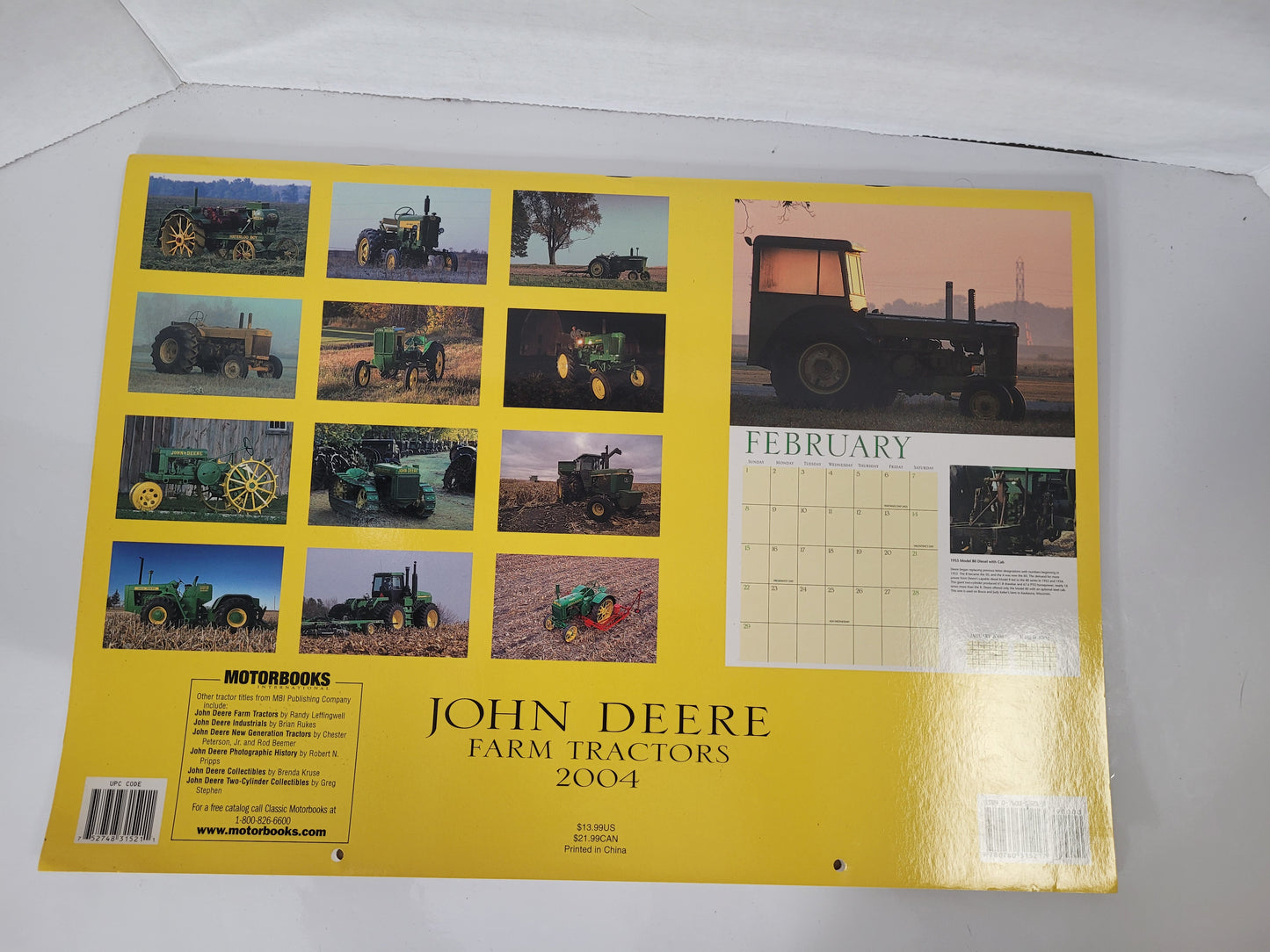 2004 John Deere Farm Tractors 16-Month Calendar – Randy Leffingwell – Licensed John Deere