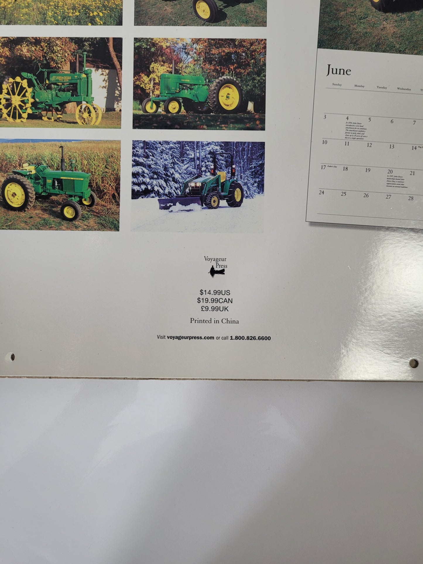 2007 John Deere 16-Month Calendar – Jeff Hackett – Licensed John Deere – Voyageur Press