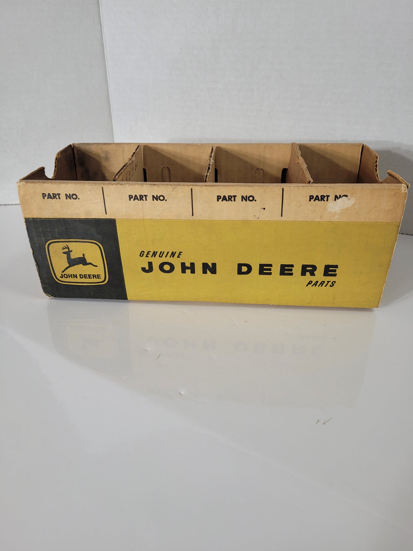 Vintage John Deere Genuine Parts Cardboard Dealer Parts Bin