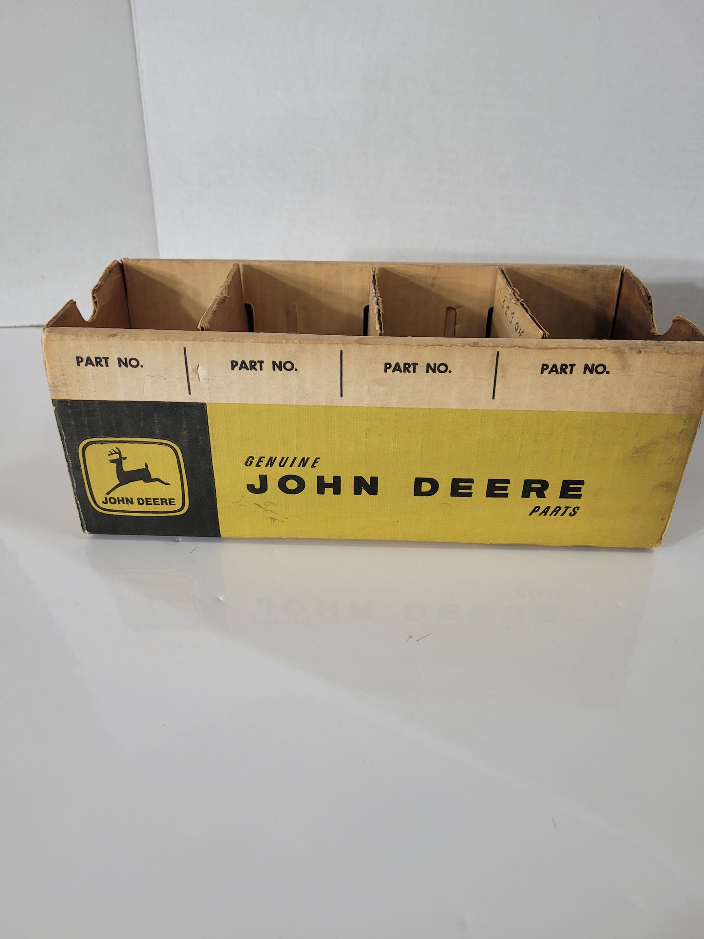 Vintage John Deere Genuine Parts Cardboard Dealer Parts Bin