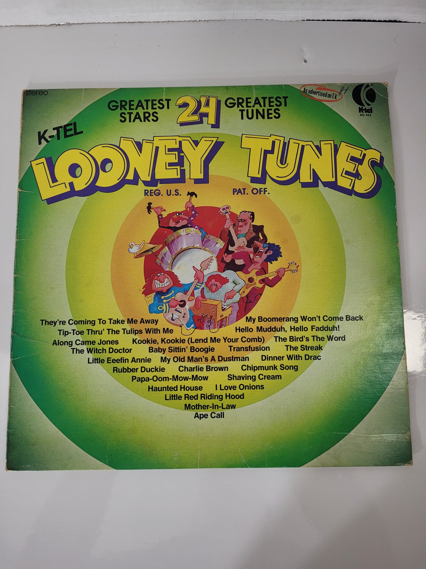 Vintage 1976 K-Tel Looney Tunes 24 Greatest Stars & Tunes Vinyl LP – Canadian NC 453