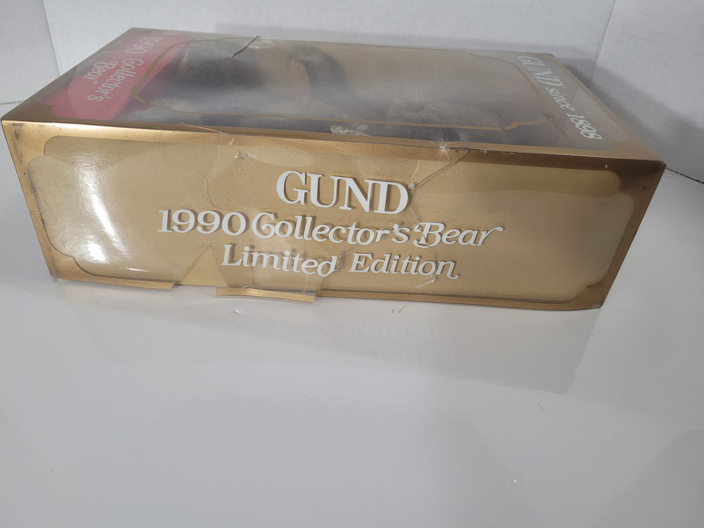 Vintage GUND 1990 Collector’s Bear Limited Edition – Original Box – 8"