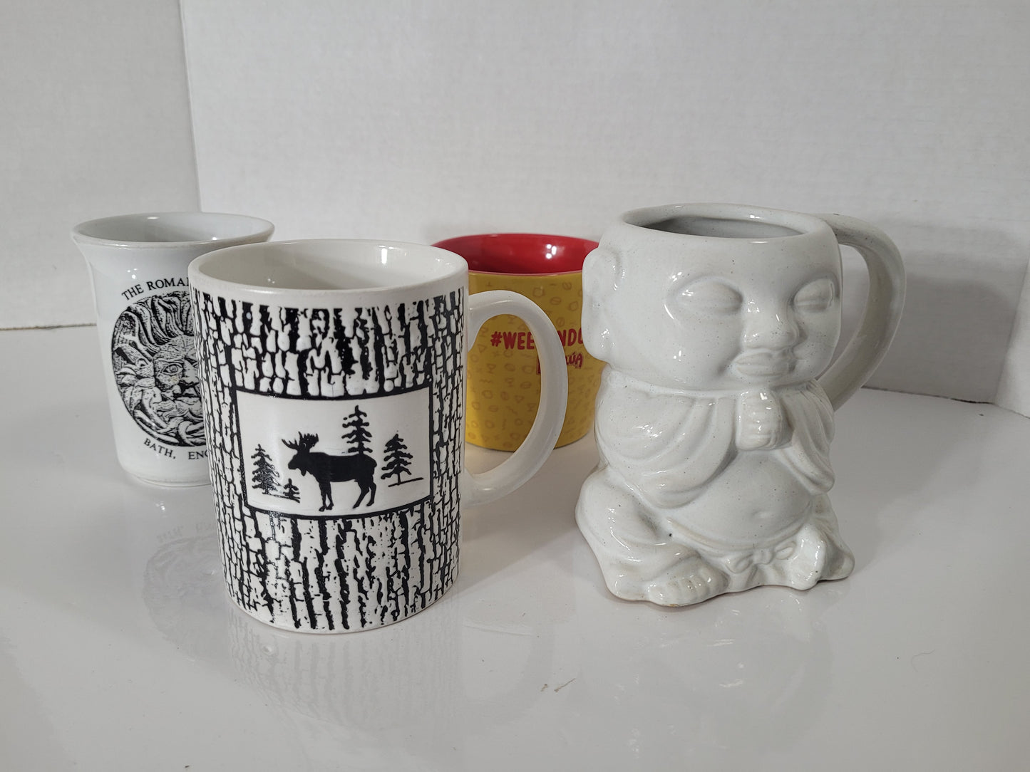 Assorted Novelty Coffee Mugs – Set of 4