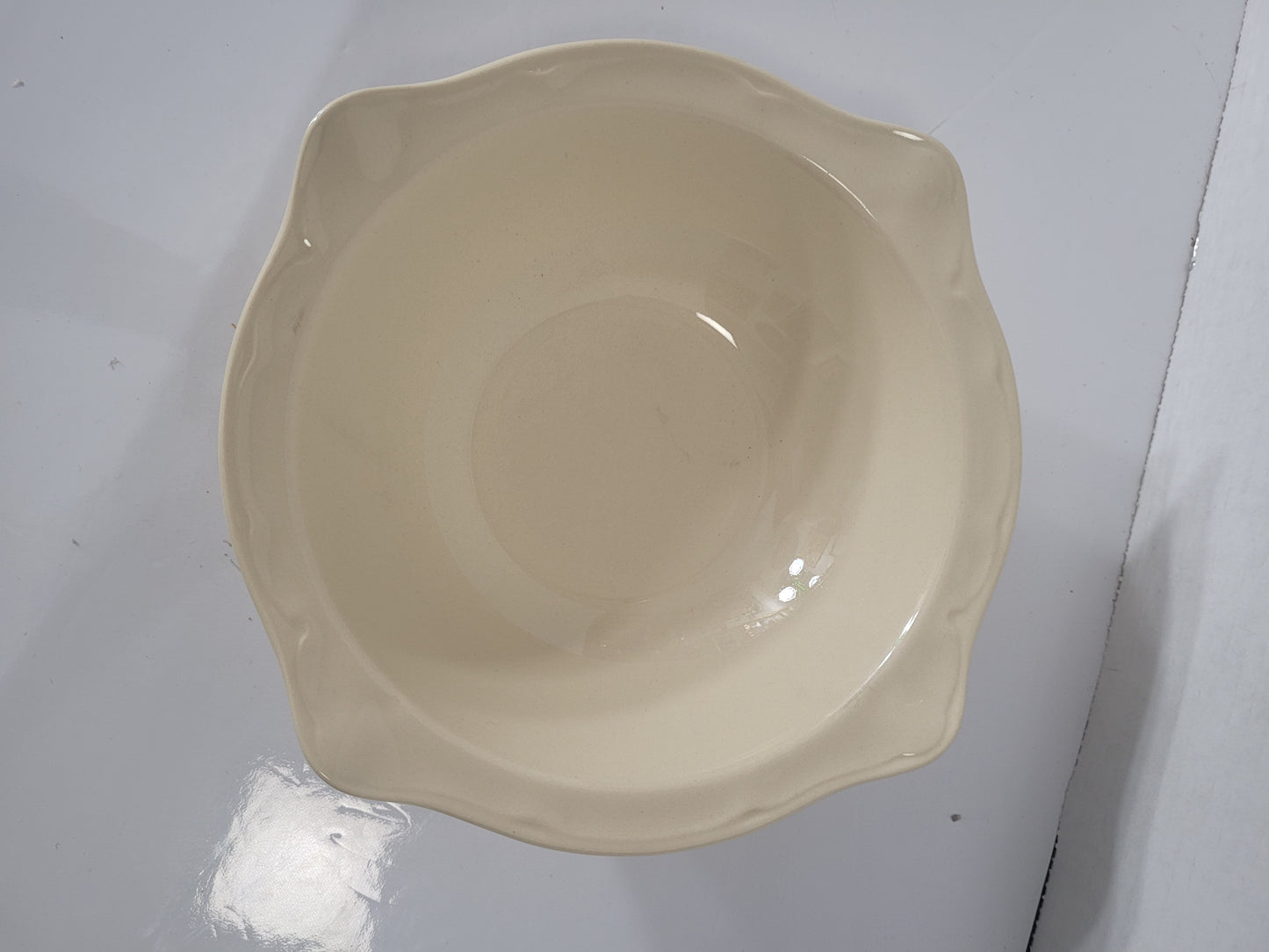 Vintage Johnson Bros “Victorian” Cream Serving Bowl – Made in England – 8.5"