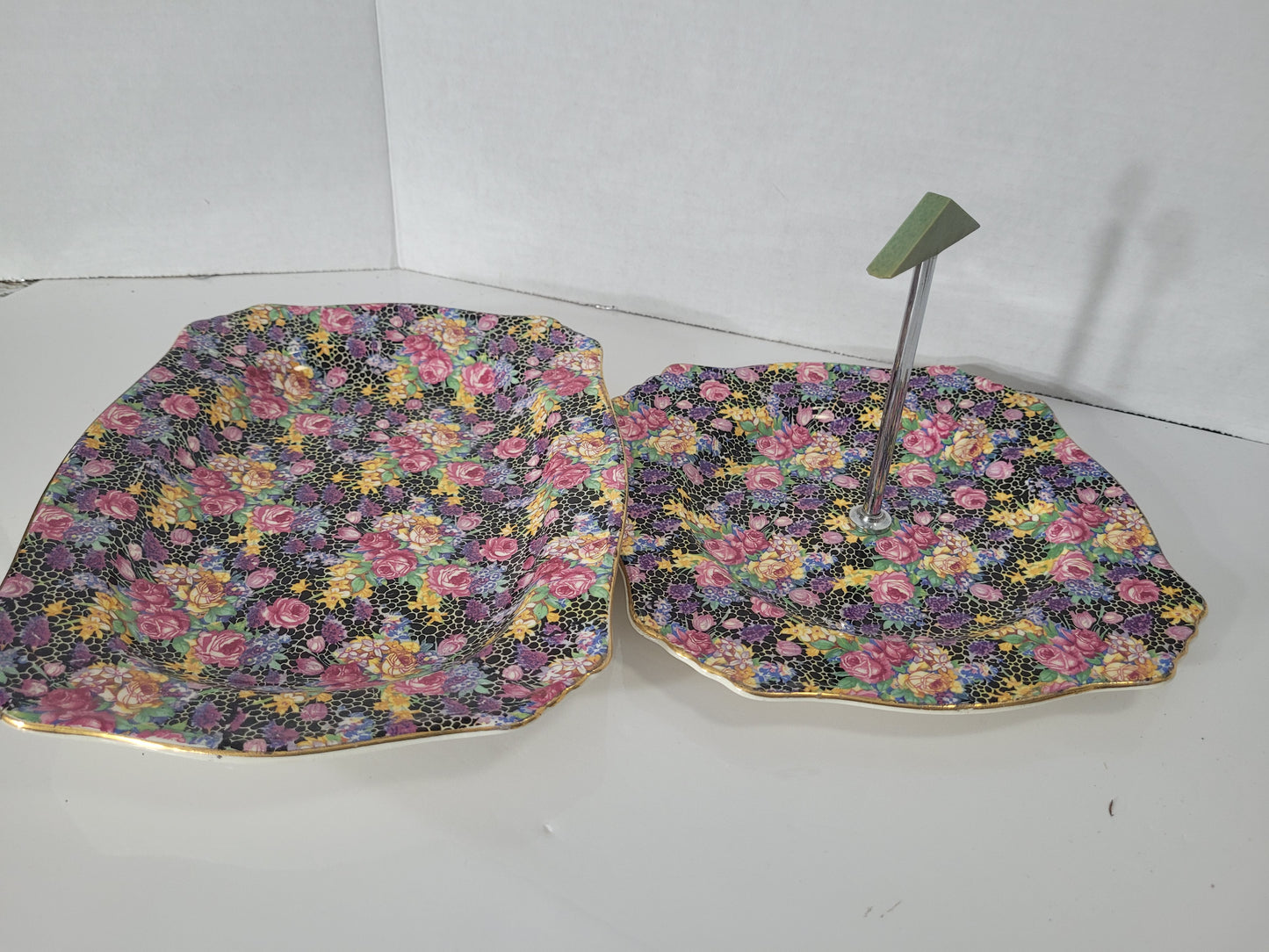 Vintage Royal Winton Grimwades “Hazel” Chintz Serving Set – England