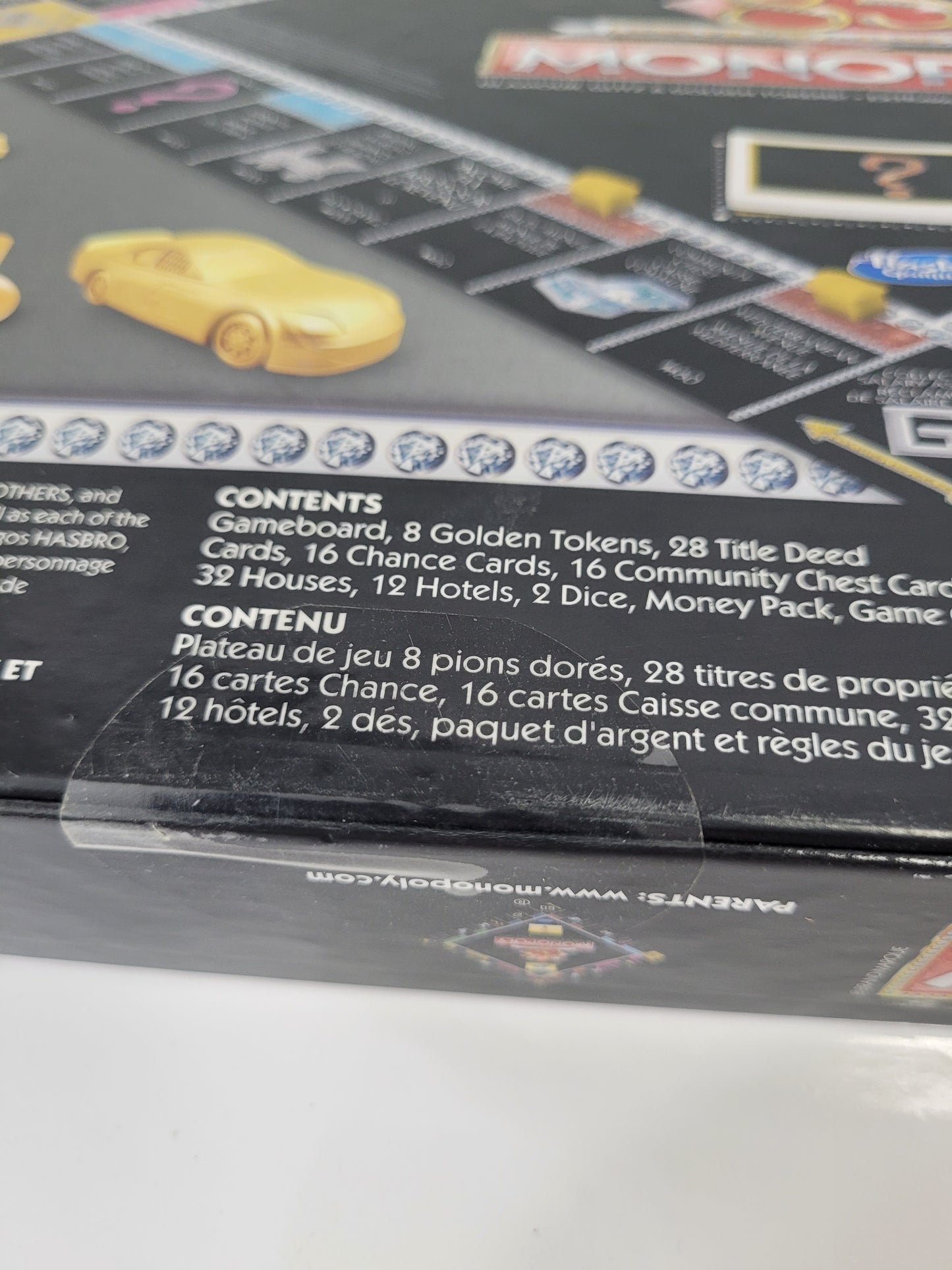 Monopoly 85th Anniversary Edition – Hasbro Gaming – Golden Tokens