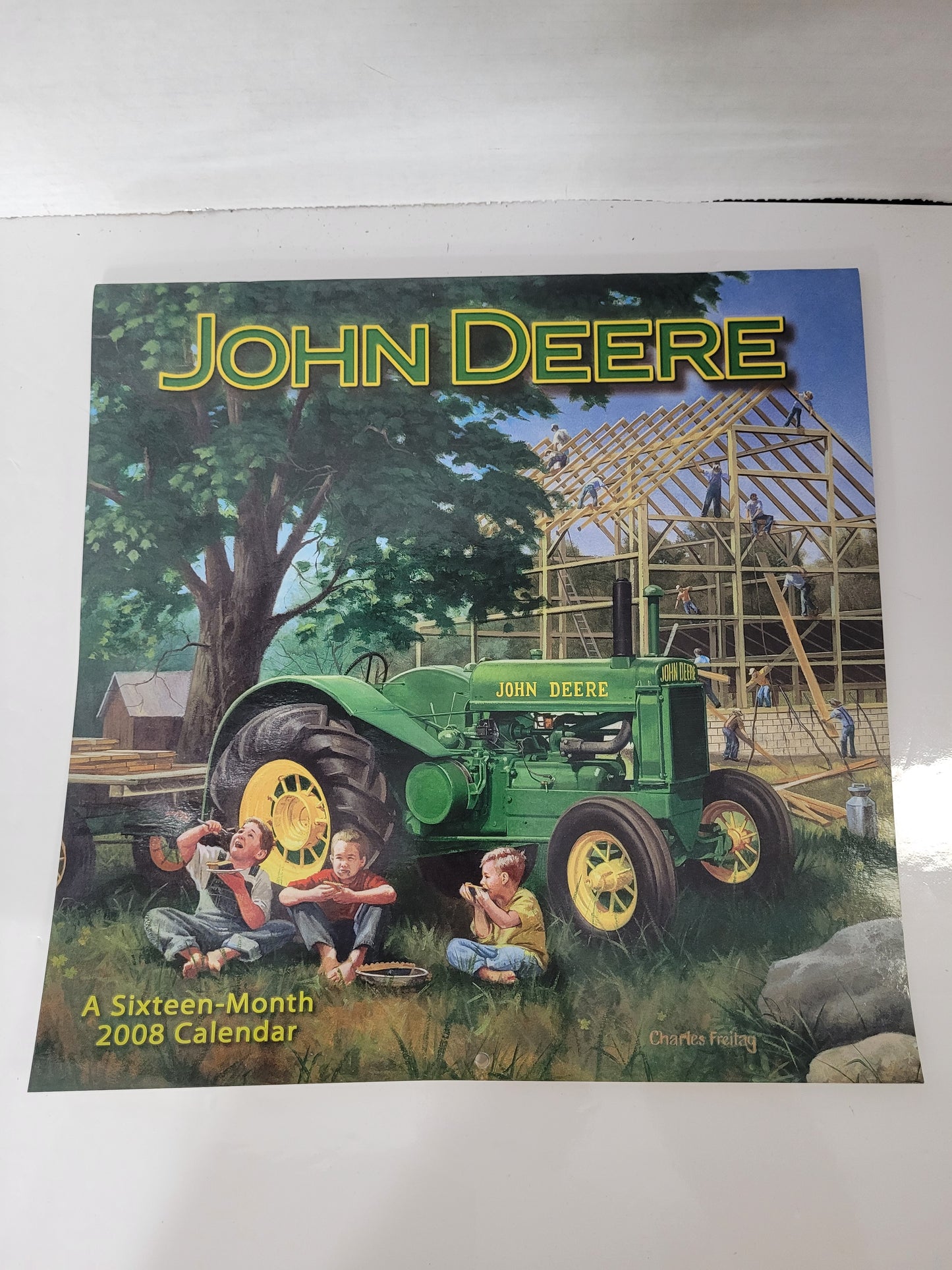 2008 John Deere 16-Month Calendar Featuring Charles Freitag Artwork